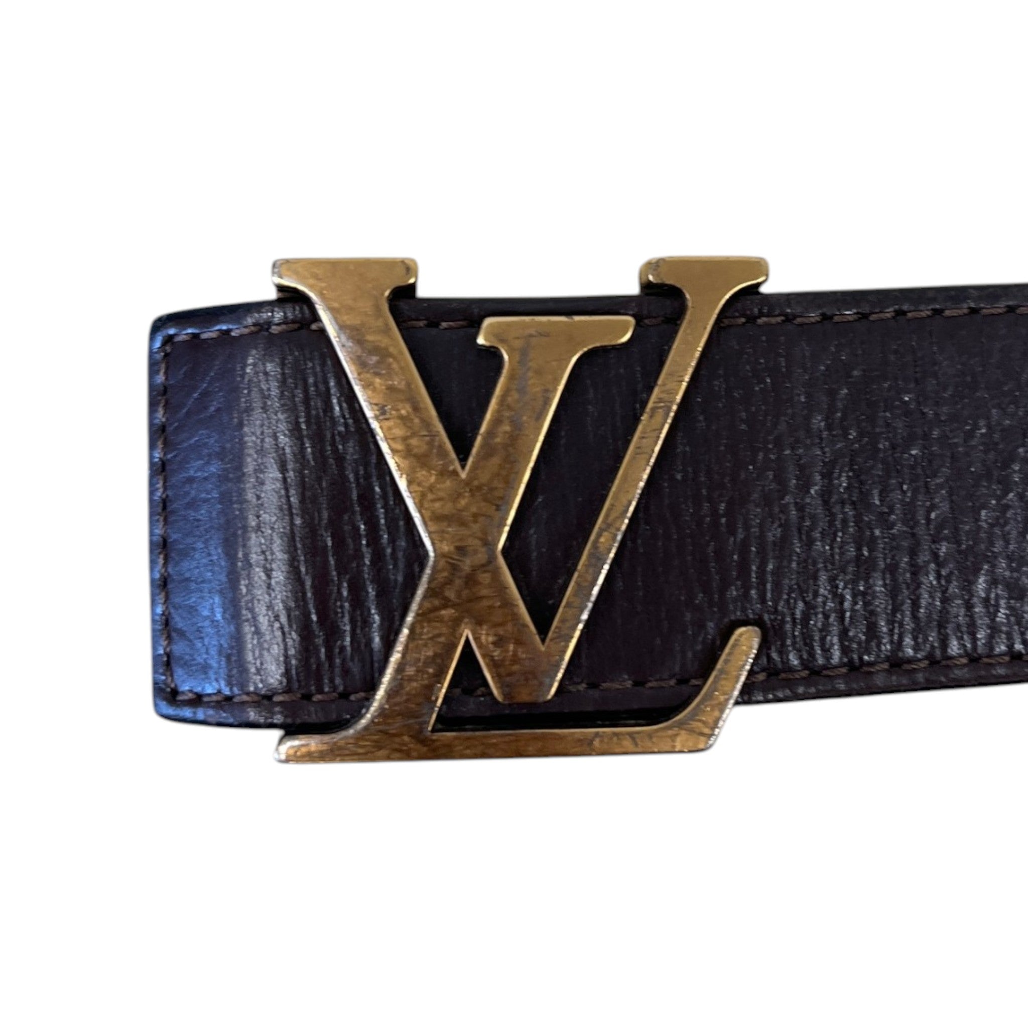 Women's Lv Belt Brown Size 80CM / UK 8