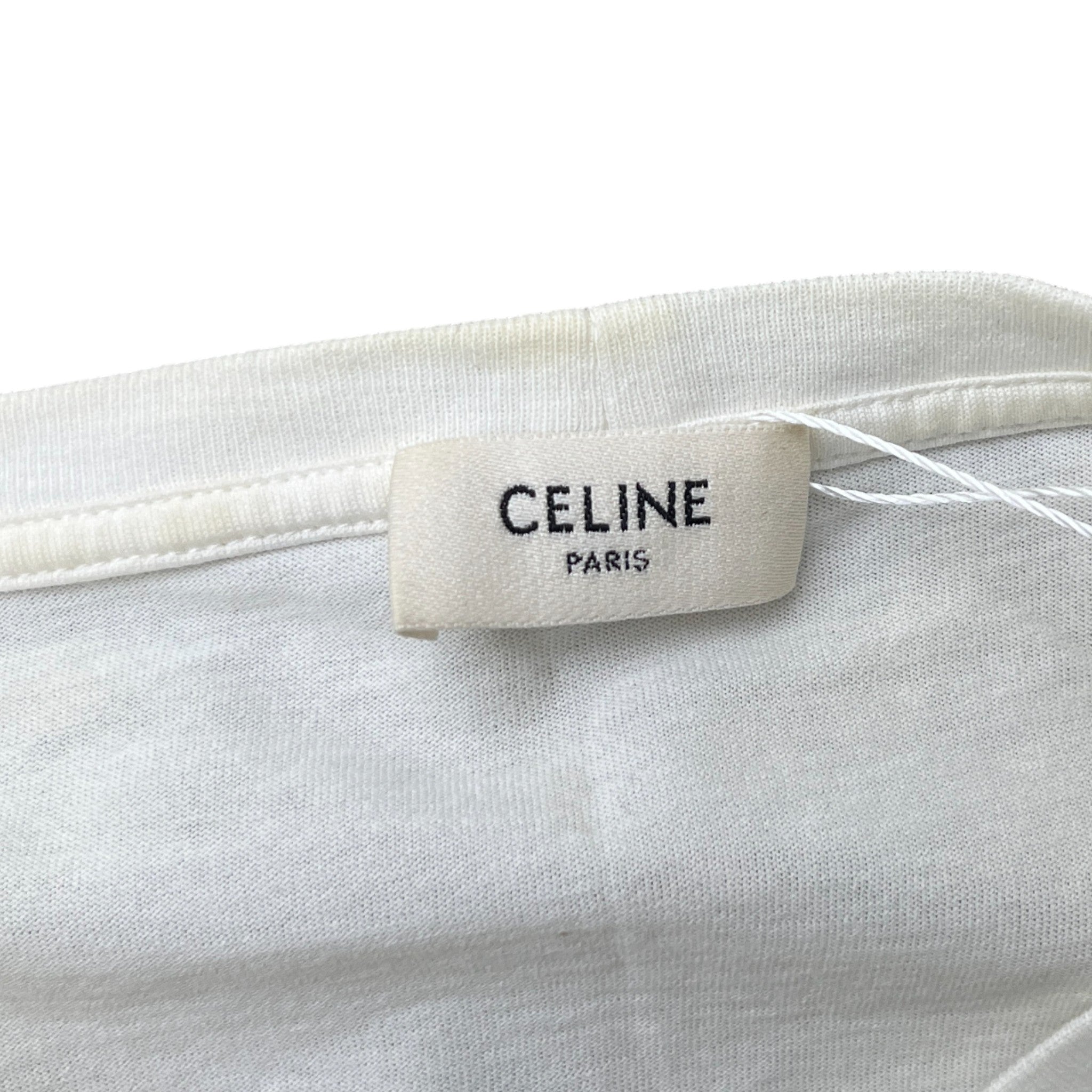 Men's Logo Print T-Shirt White Size S