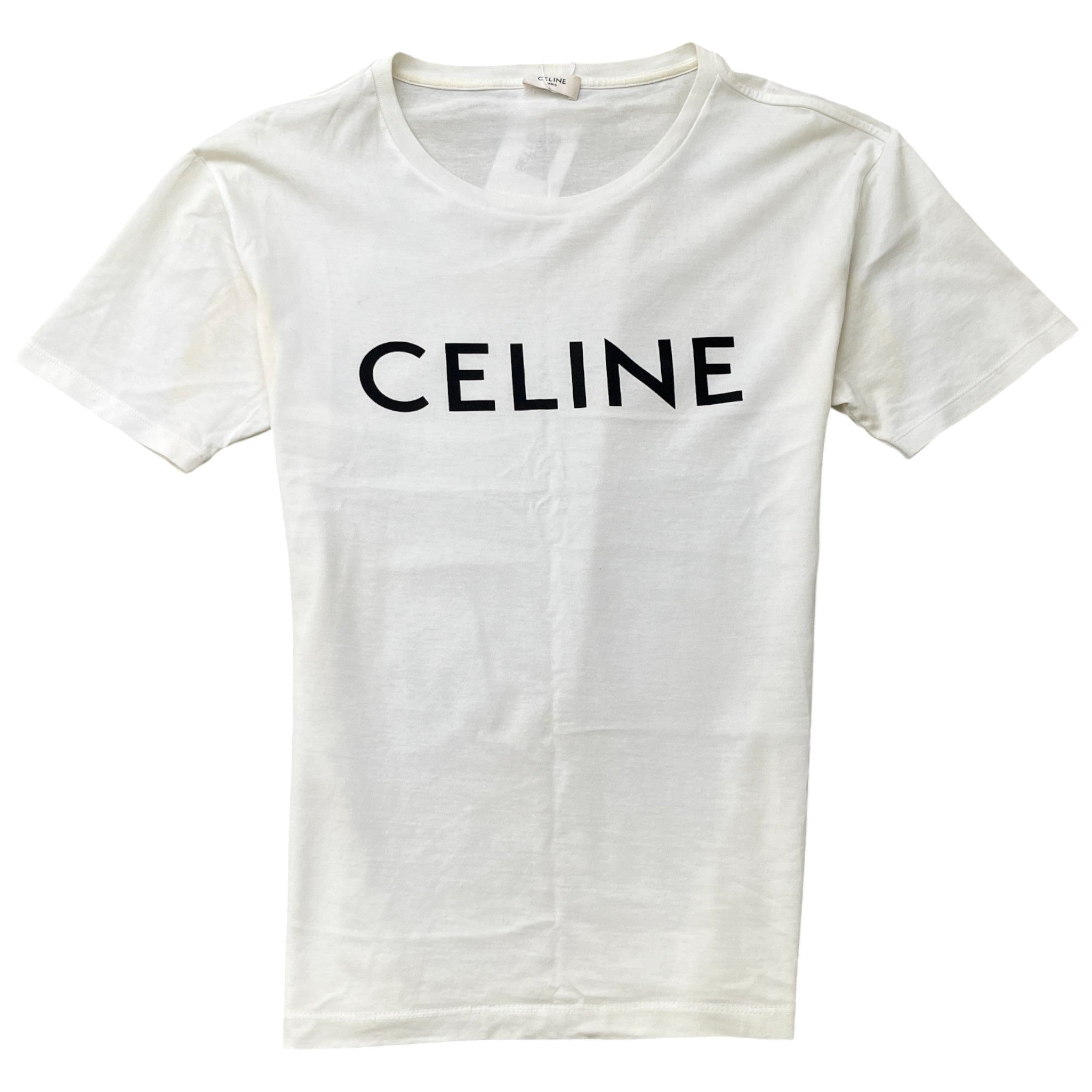 Men's Logo Print T-Shirt White Size S