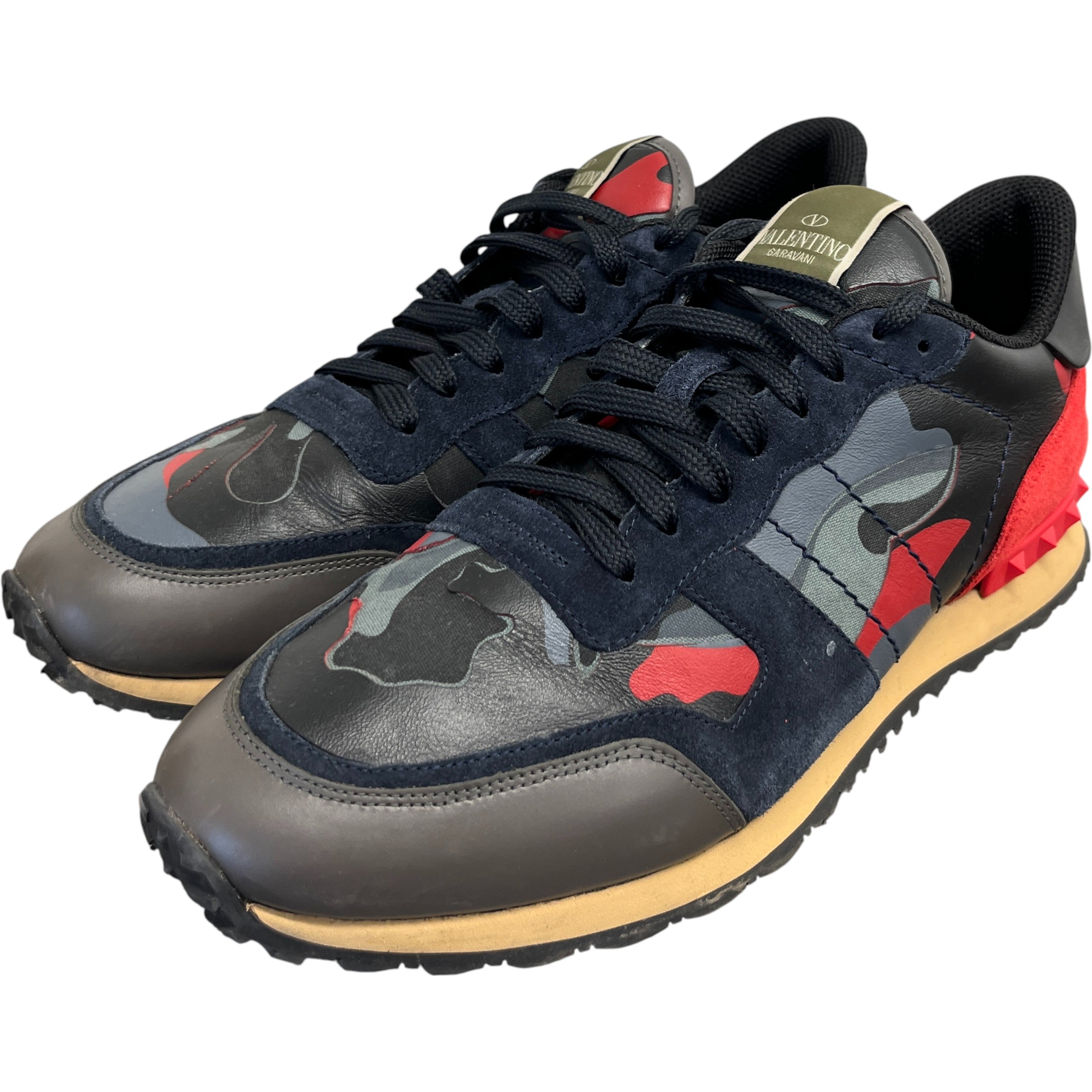 Men's Rock Runner Low Trainers Navy Size EU 44.5 / UK 10.5