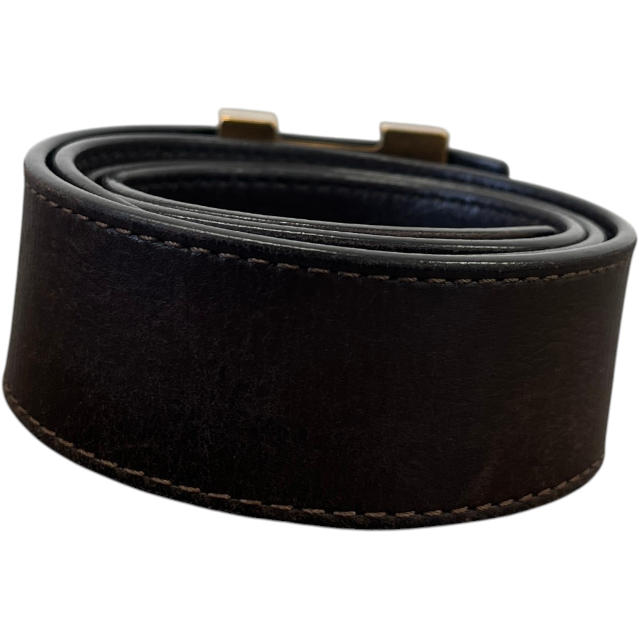 Women's Lv Belt Brown Size 80CM / UK 8