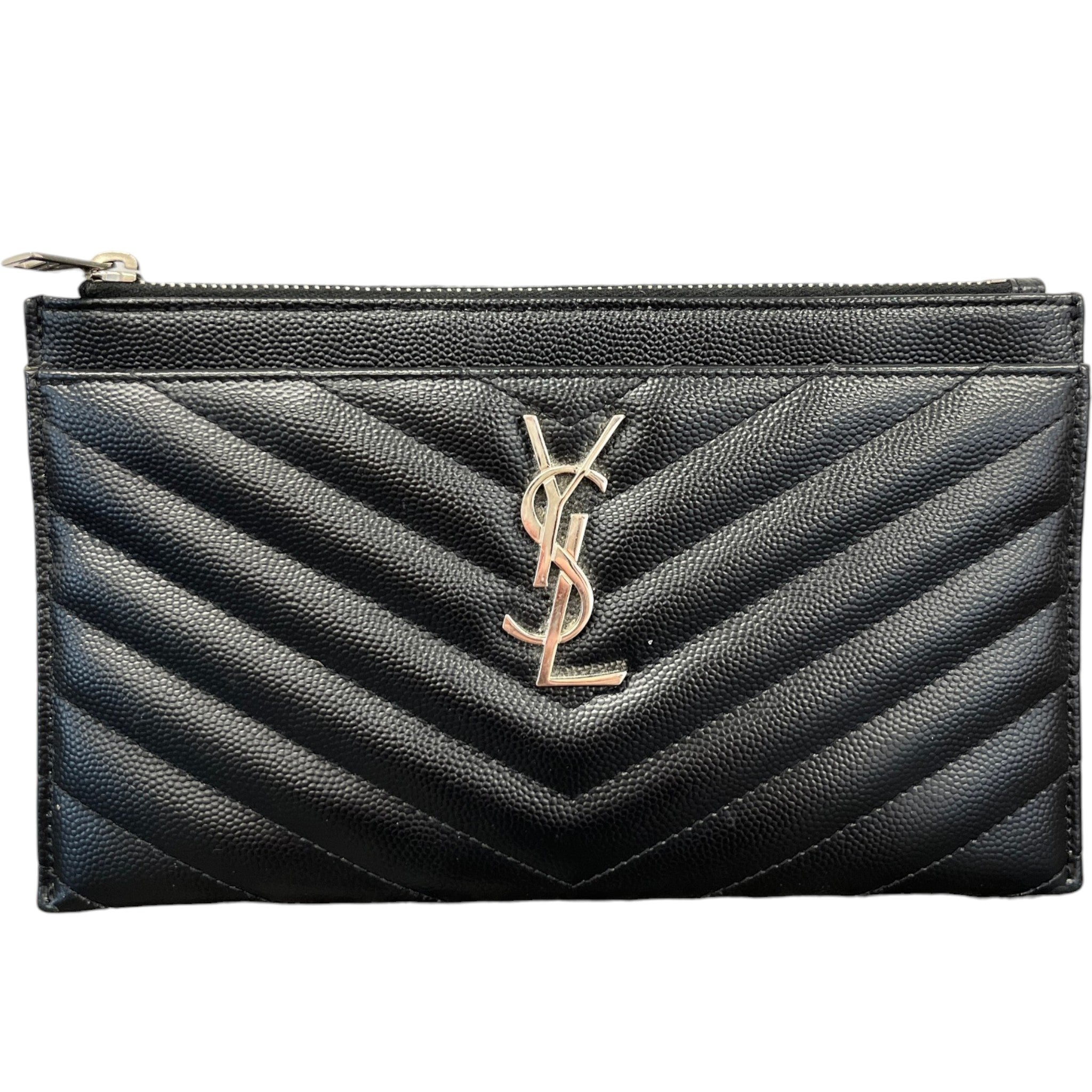 Women's Matelassé Clutch Black