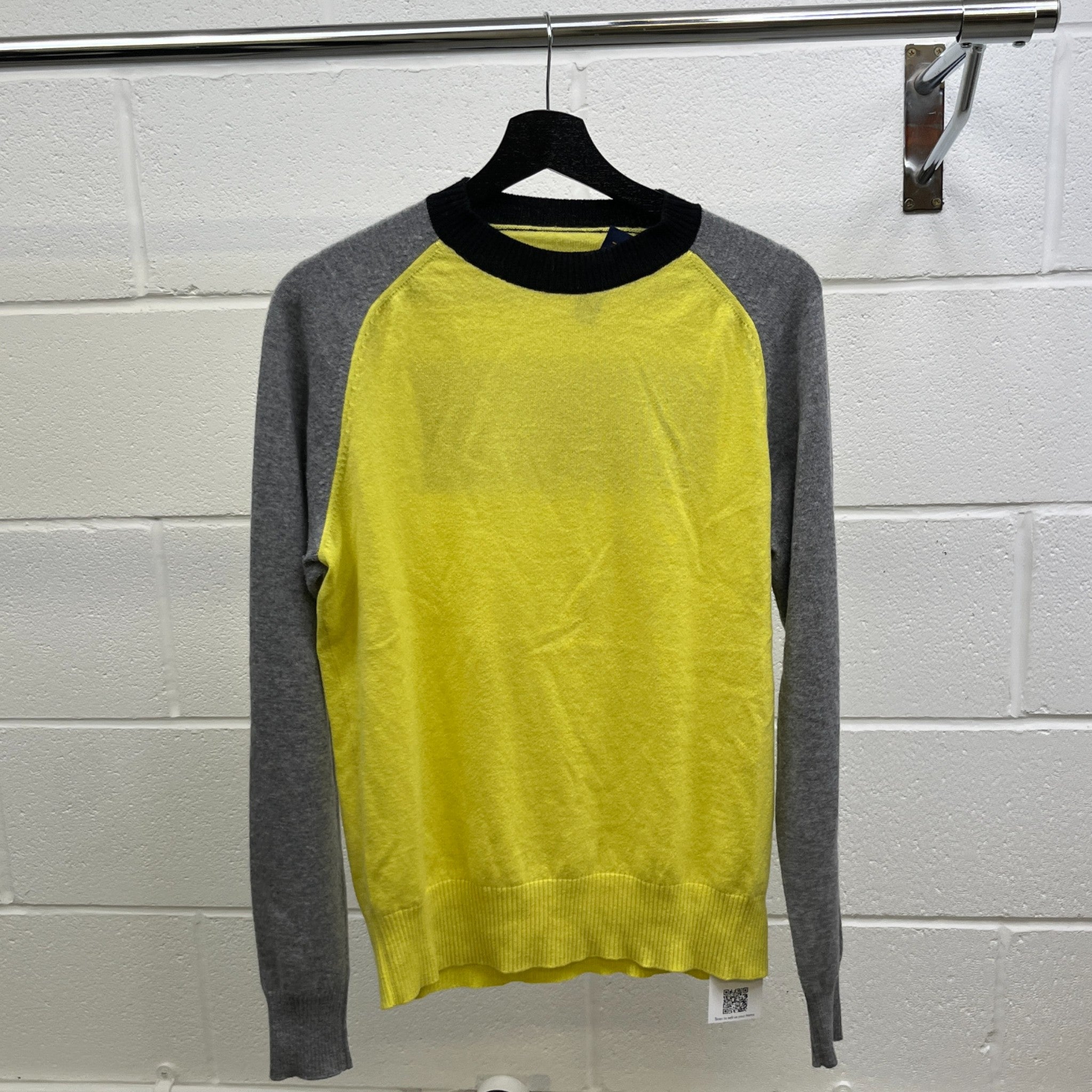 Men's Paris Logo Jumper Yellow Size M