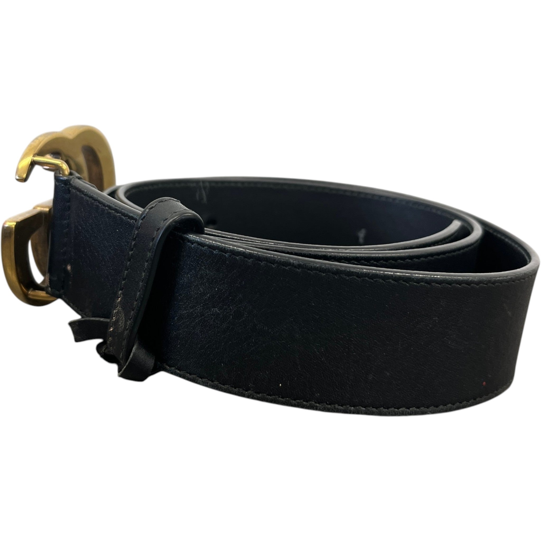 Women's Gg Marmont Belt Black Size 85CM / UK 10