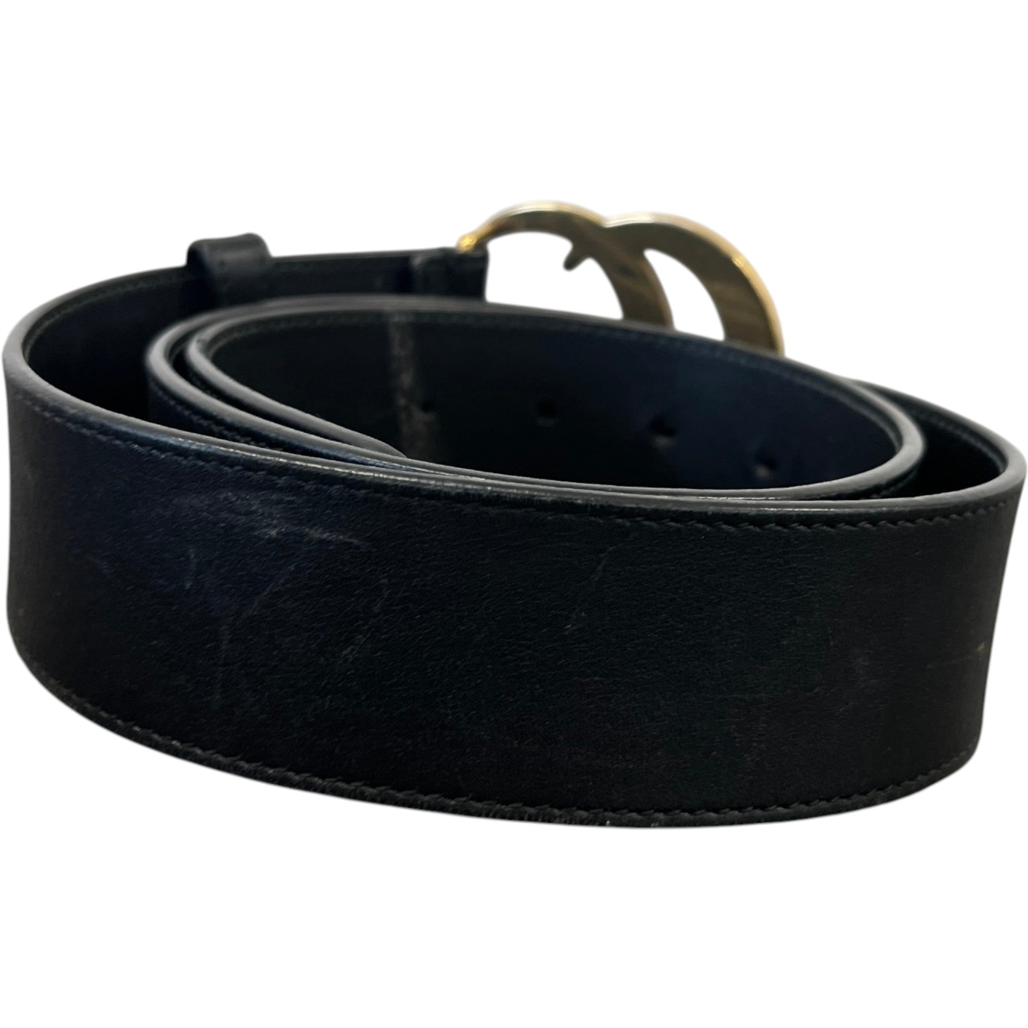 Women's Gg Marmont Belt Black Size 85CM / UK 10