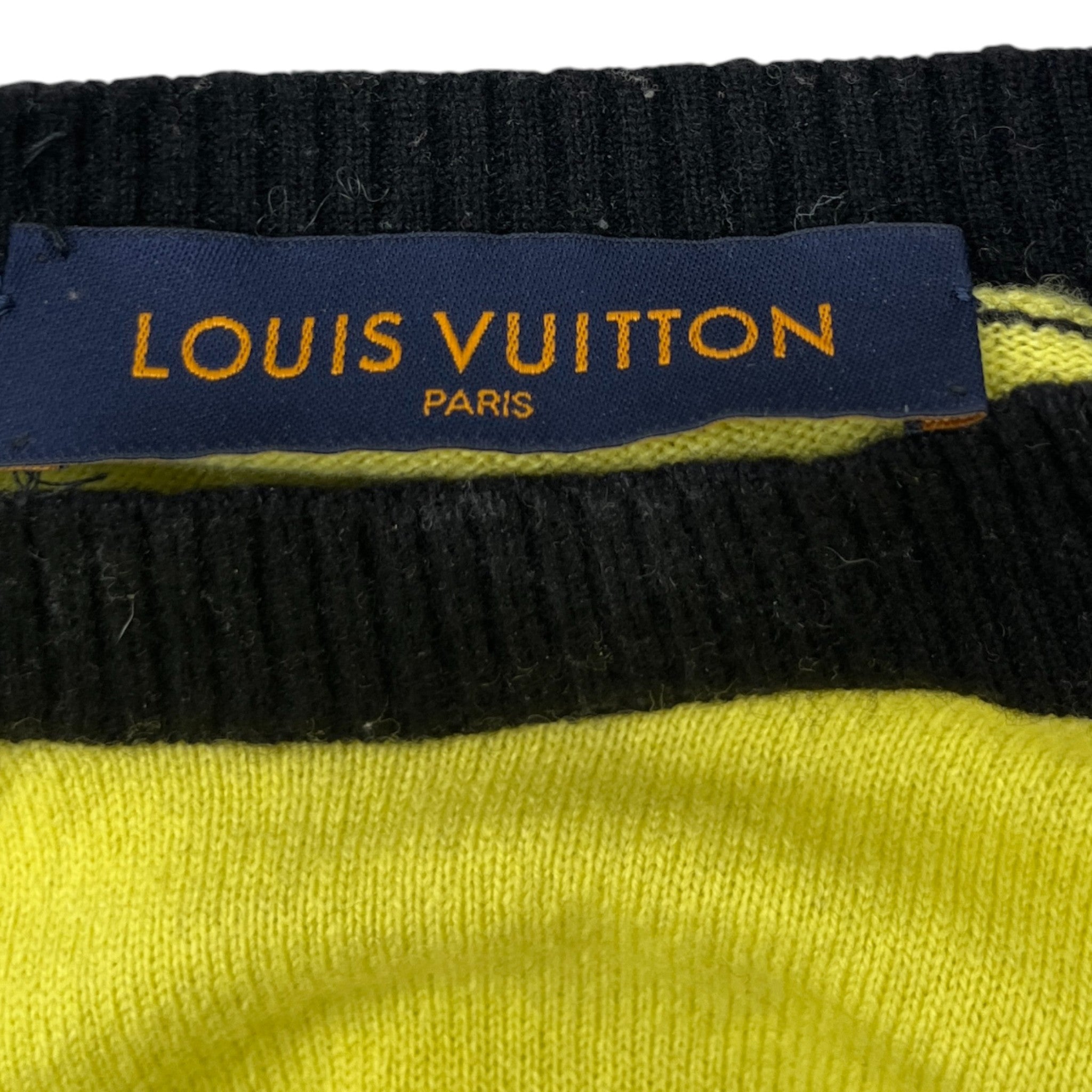 Men's Paris Logo Jumper Yellow Size M