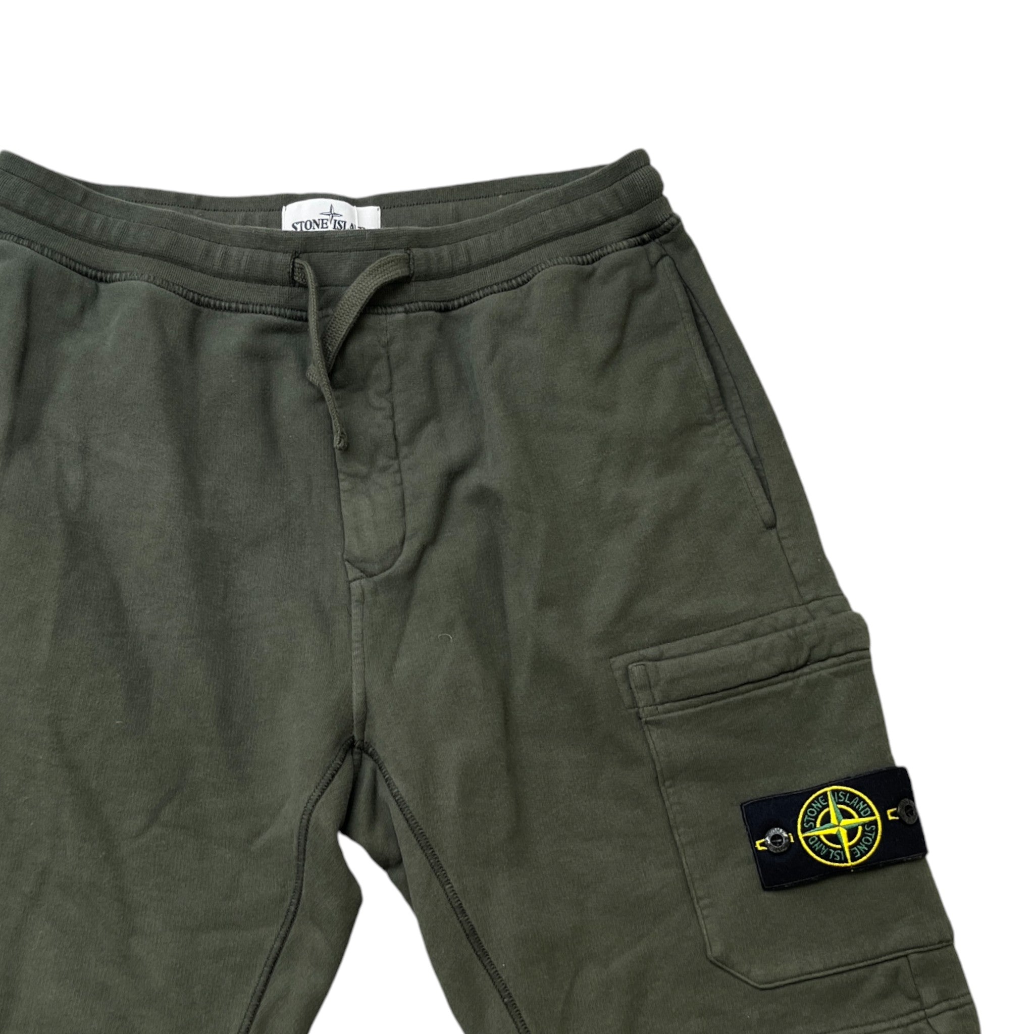 Men's Applique Logo Shorts Khaki Size M