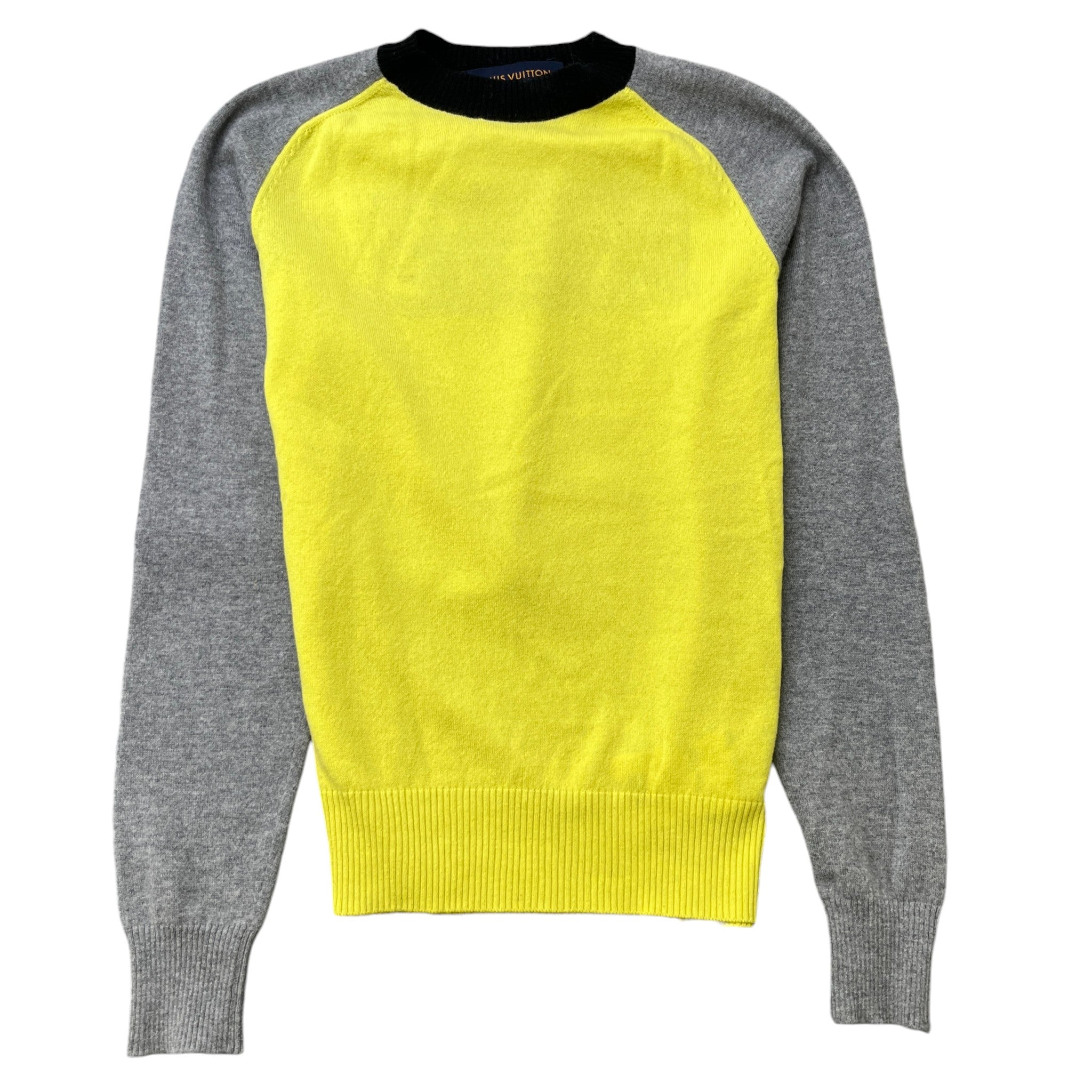 Men's Paris Logo Jumper Yellow Size M