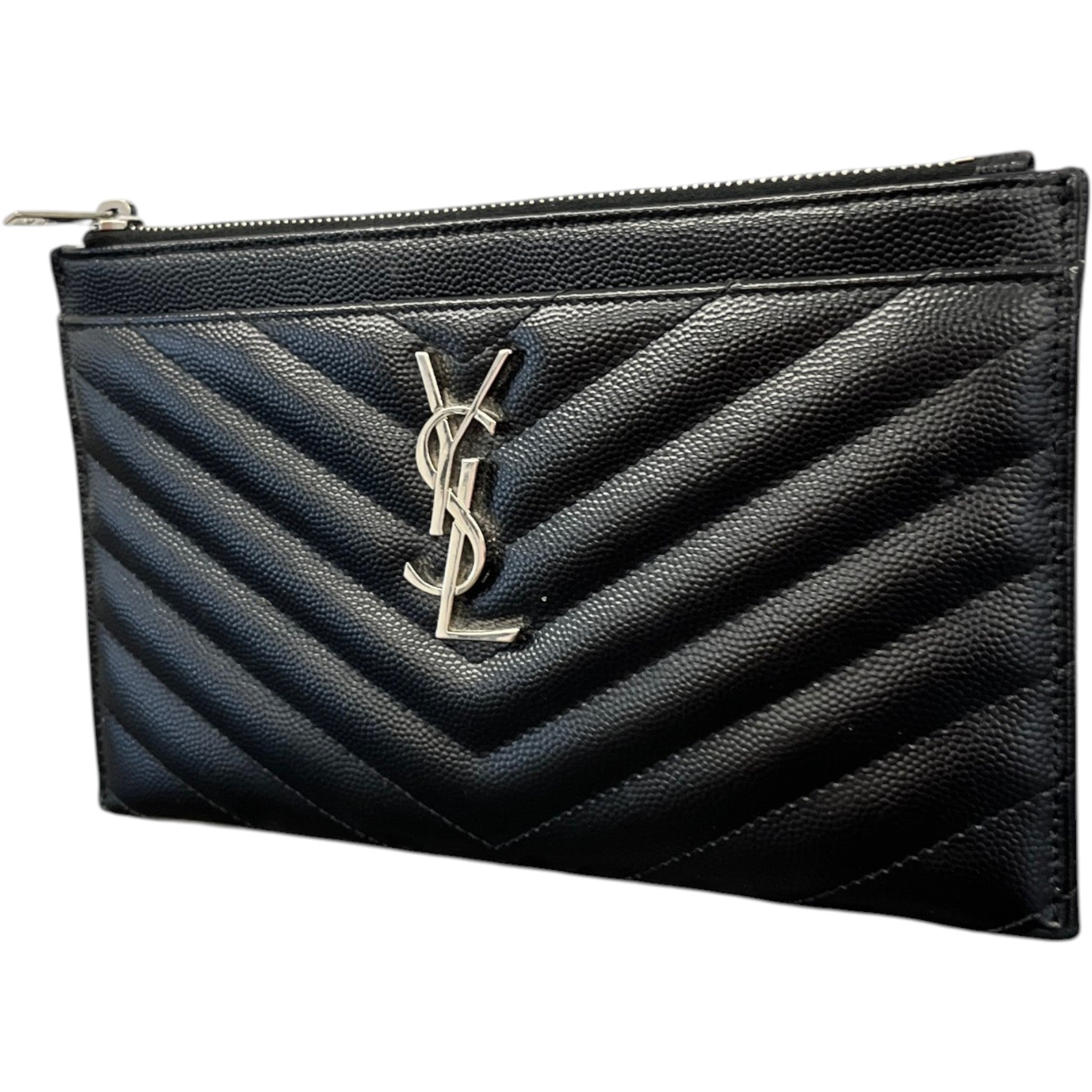 Women's Matelassé Clutch Black