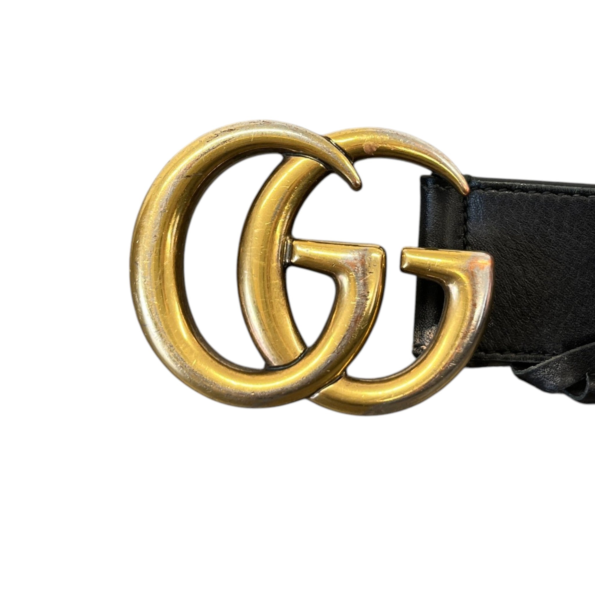 Women's Gg Marmont Belt Black Size 85CM / UK 10