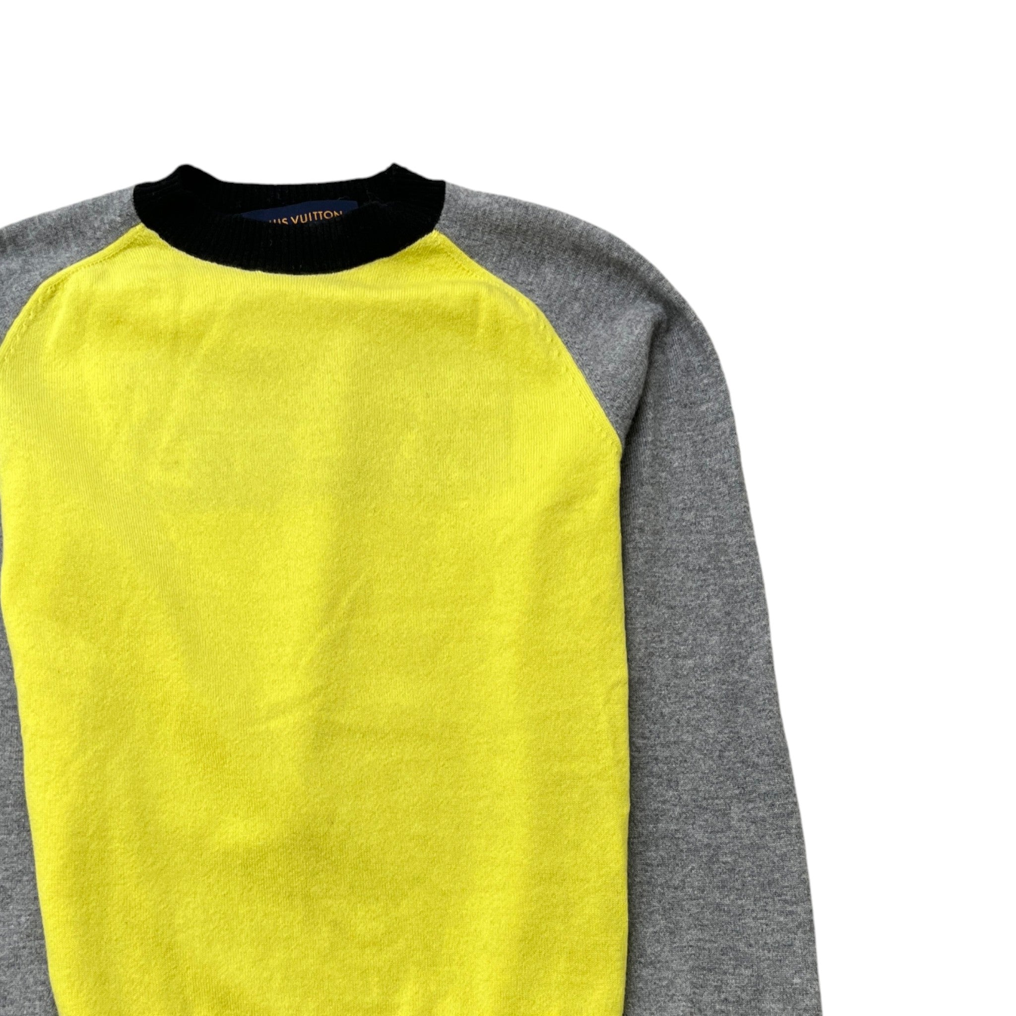 Men's Paris Logo Jumper Yellow Size M