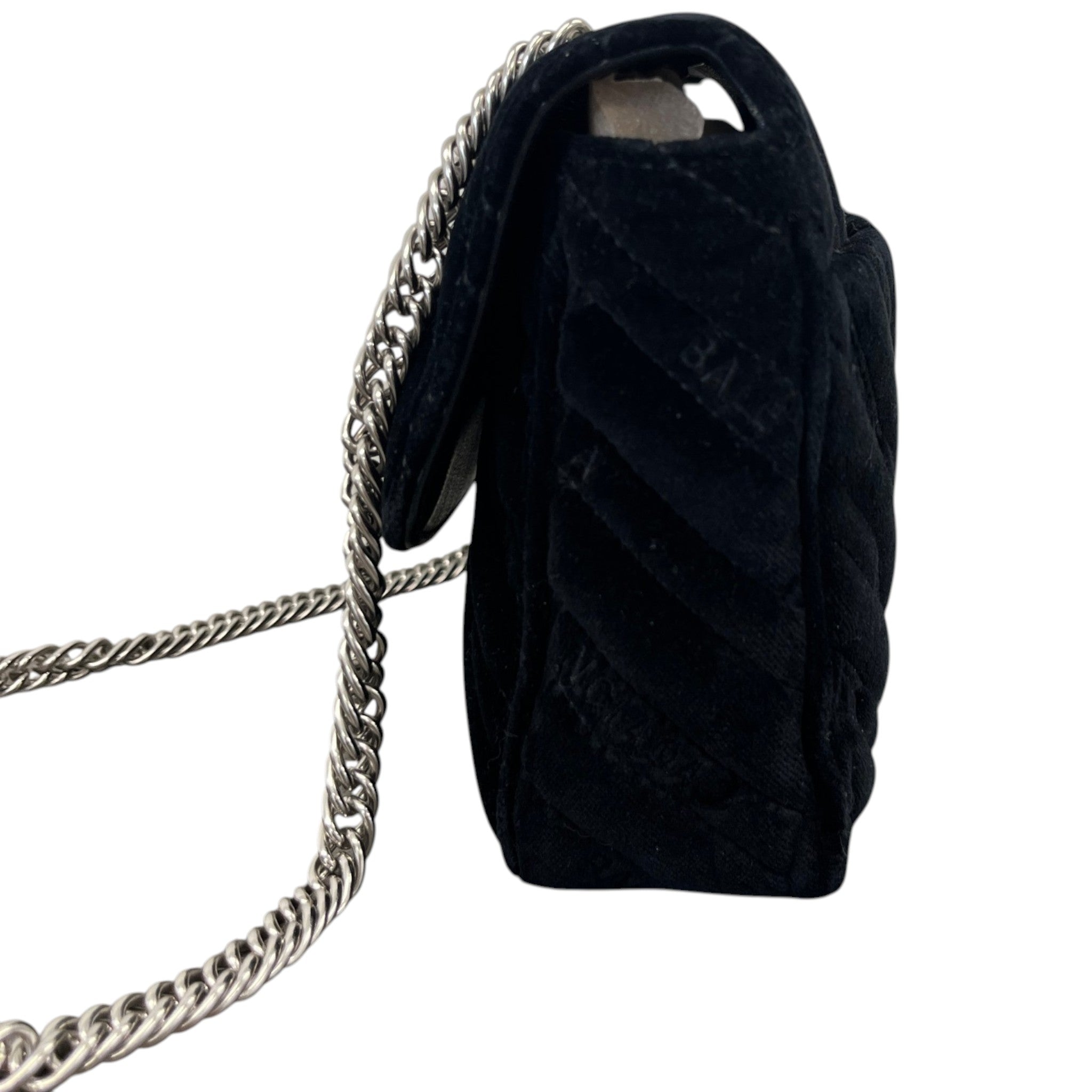 Women's Bb Chain Quilted Bag Black