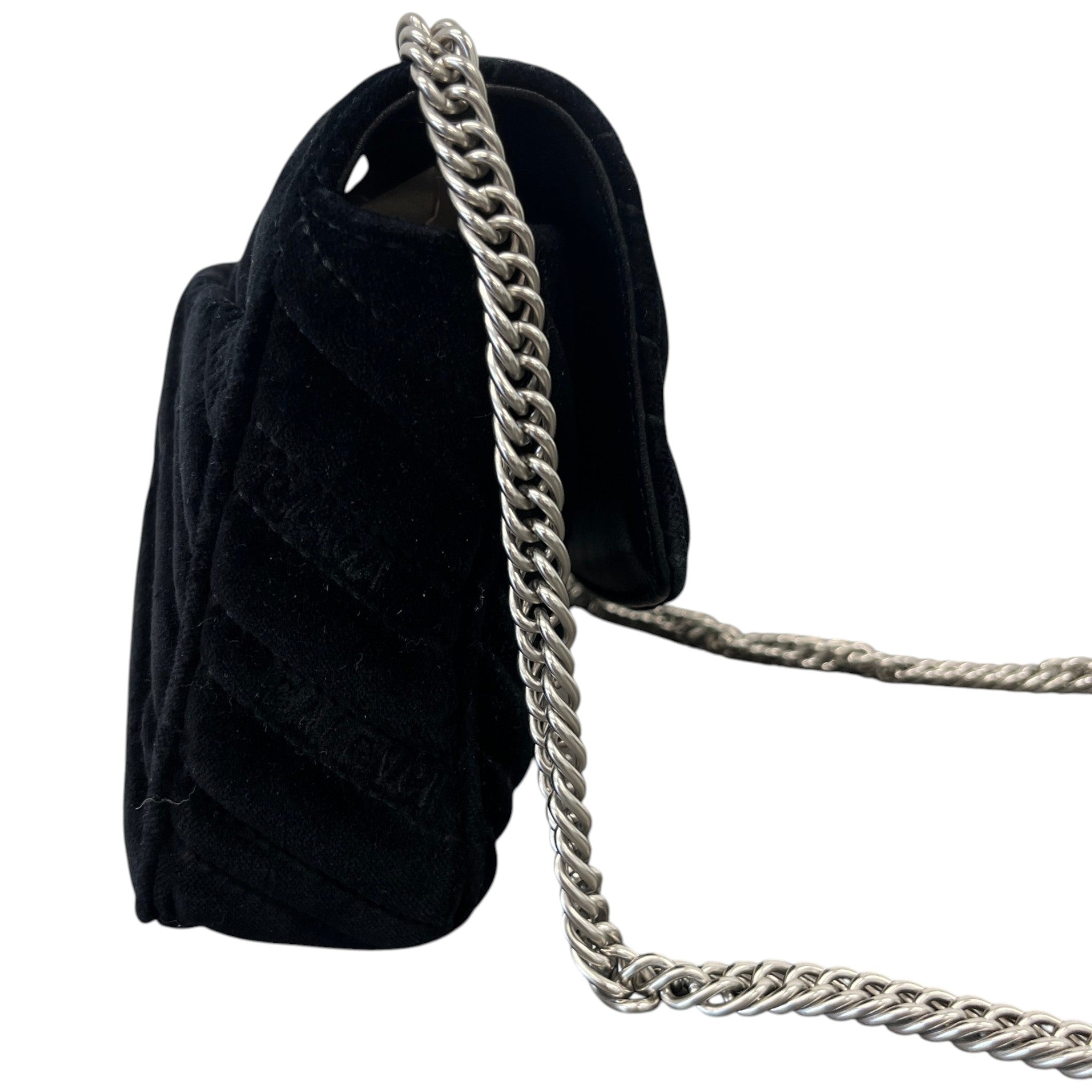 Women's Bb Chain Quilted Bag Black