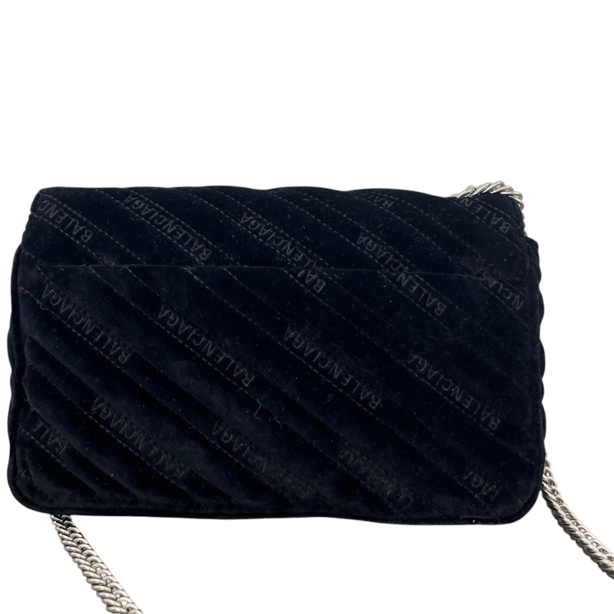 Women's Bb Chain Quilted Bag Black
