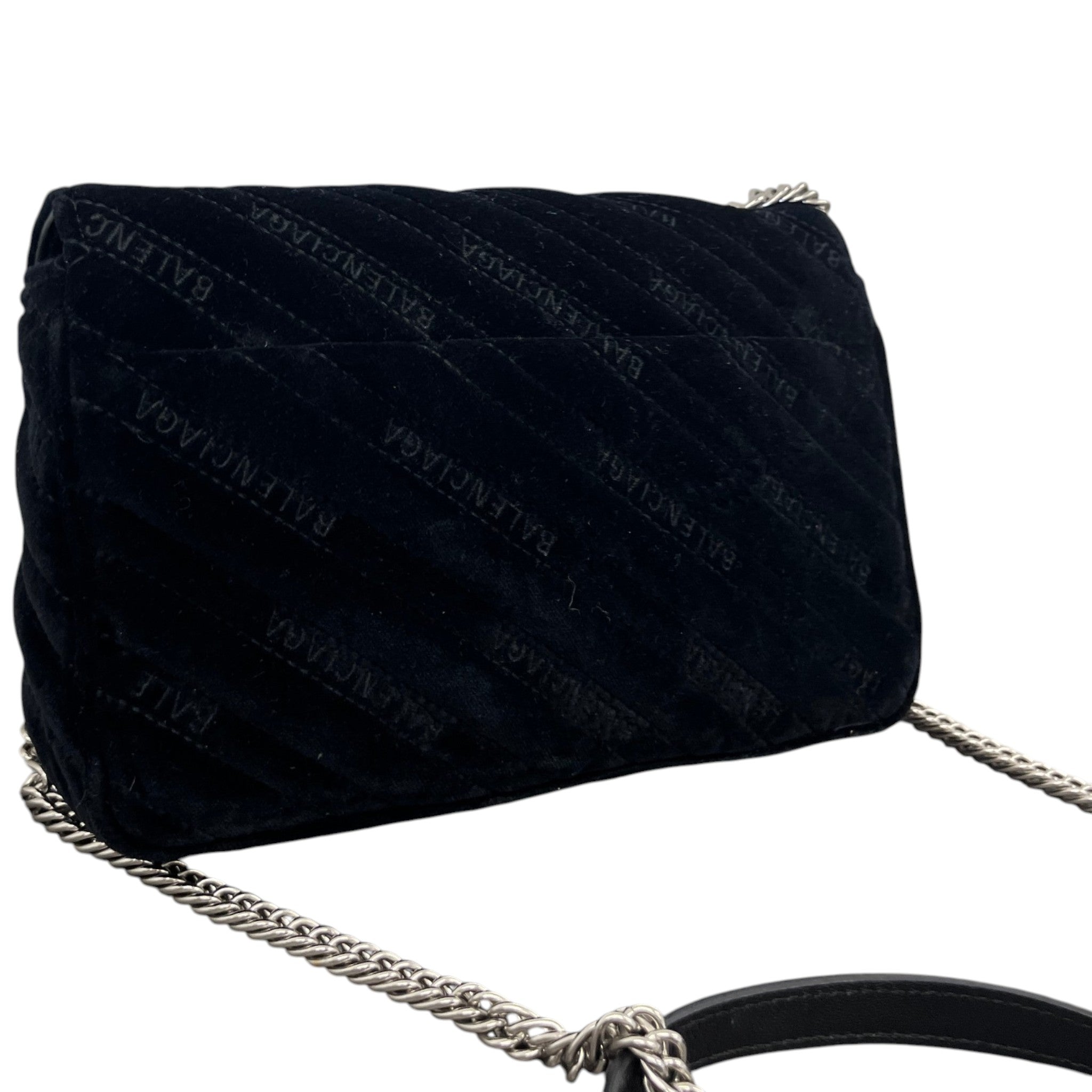 Women's Bb Chain Quilted Bag Black