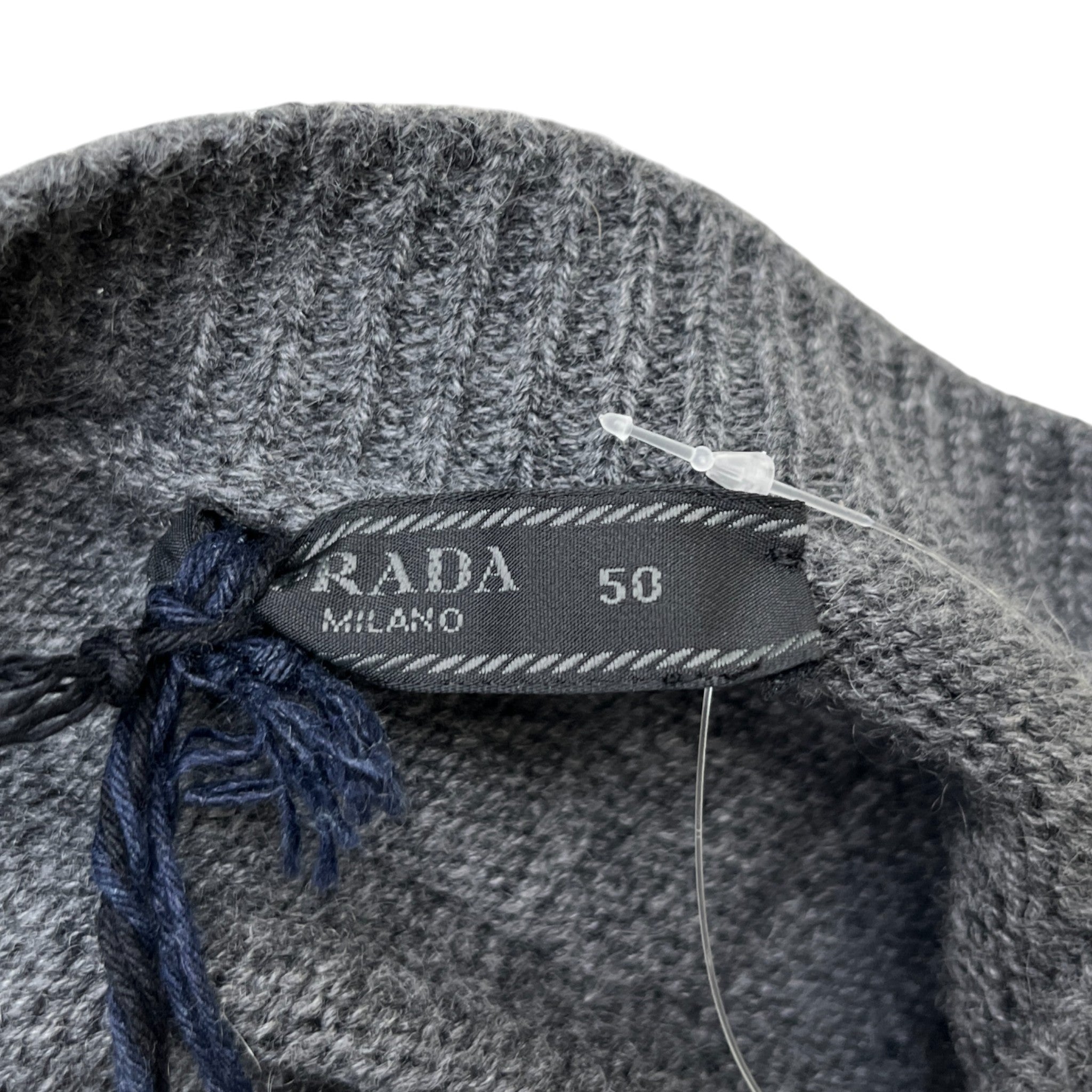 Men's Cashmere Knit Cardigan Grey Size IT 50 / UK L