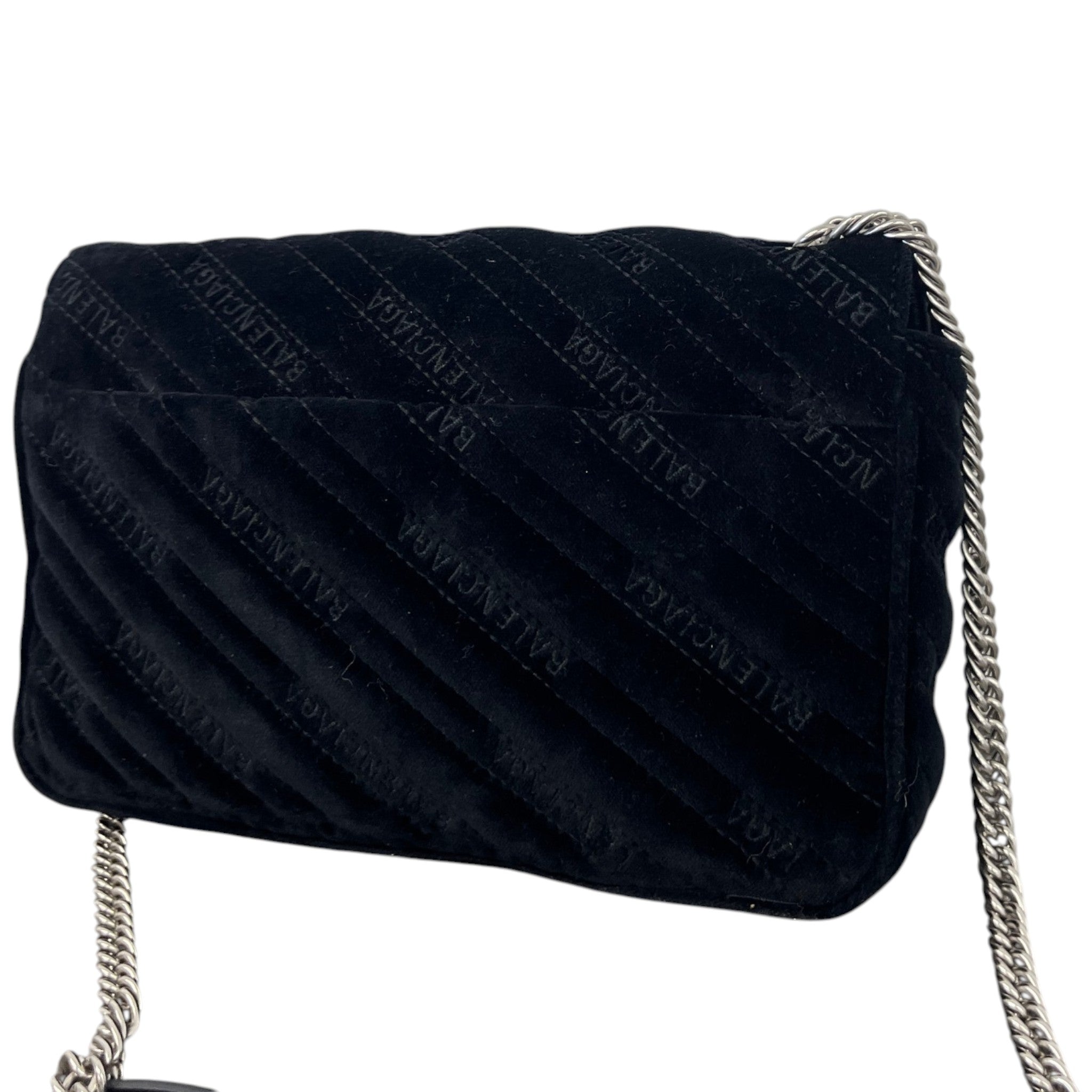 Women's Bb Chain Quilted Bag Black