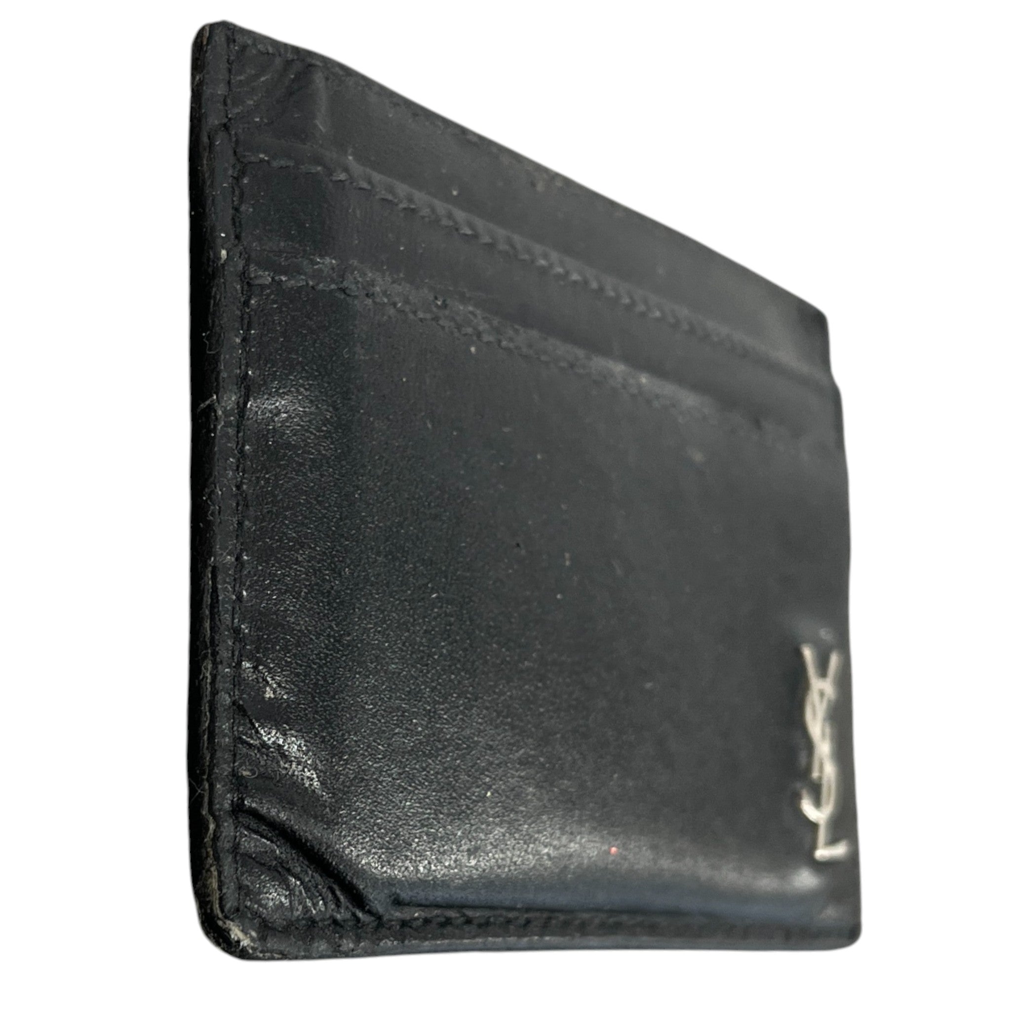 Men's Logo-Appliquéd Card Holder Black