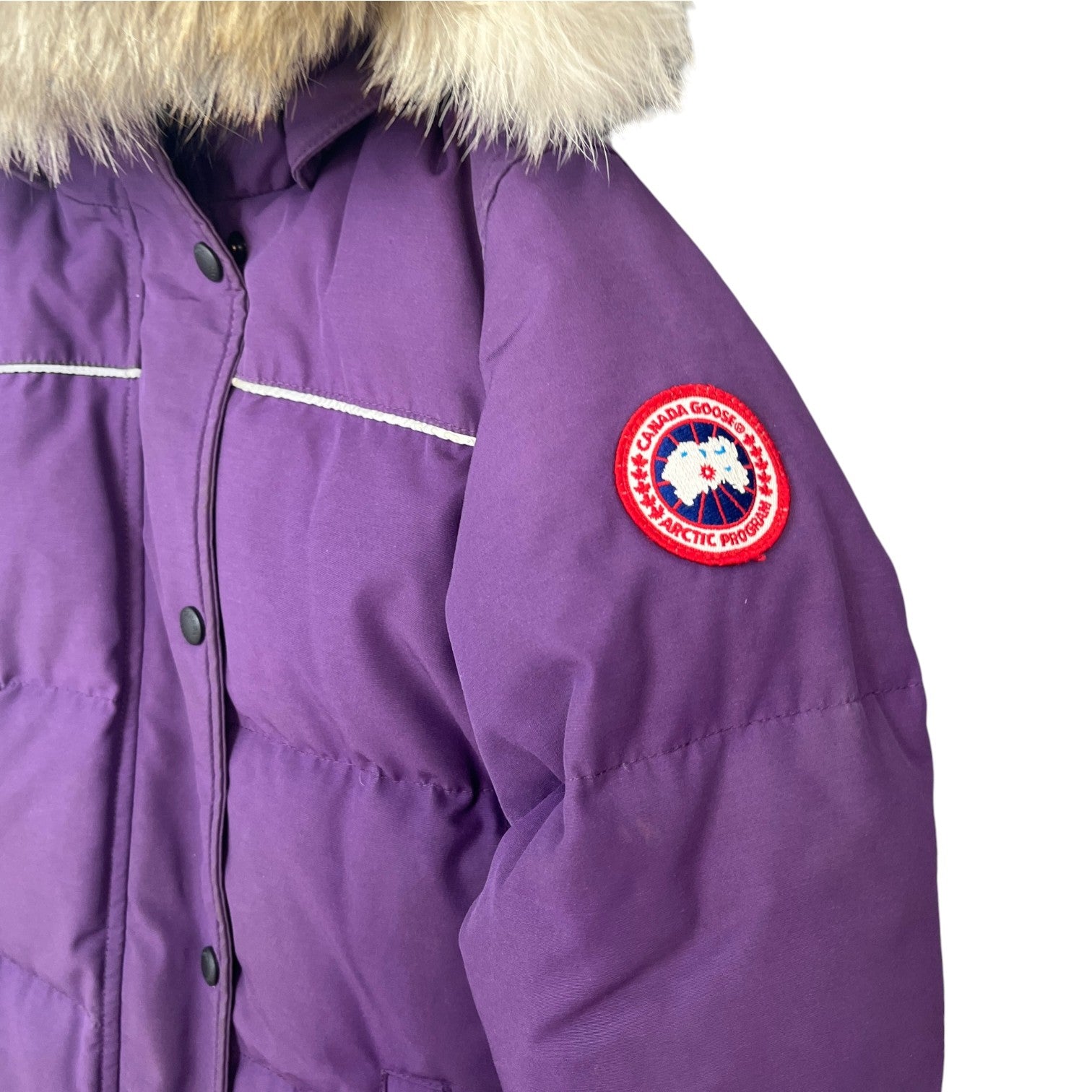Women's Juniper Junior Down Jacket Purple Size Age 14