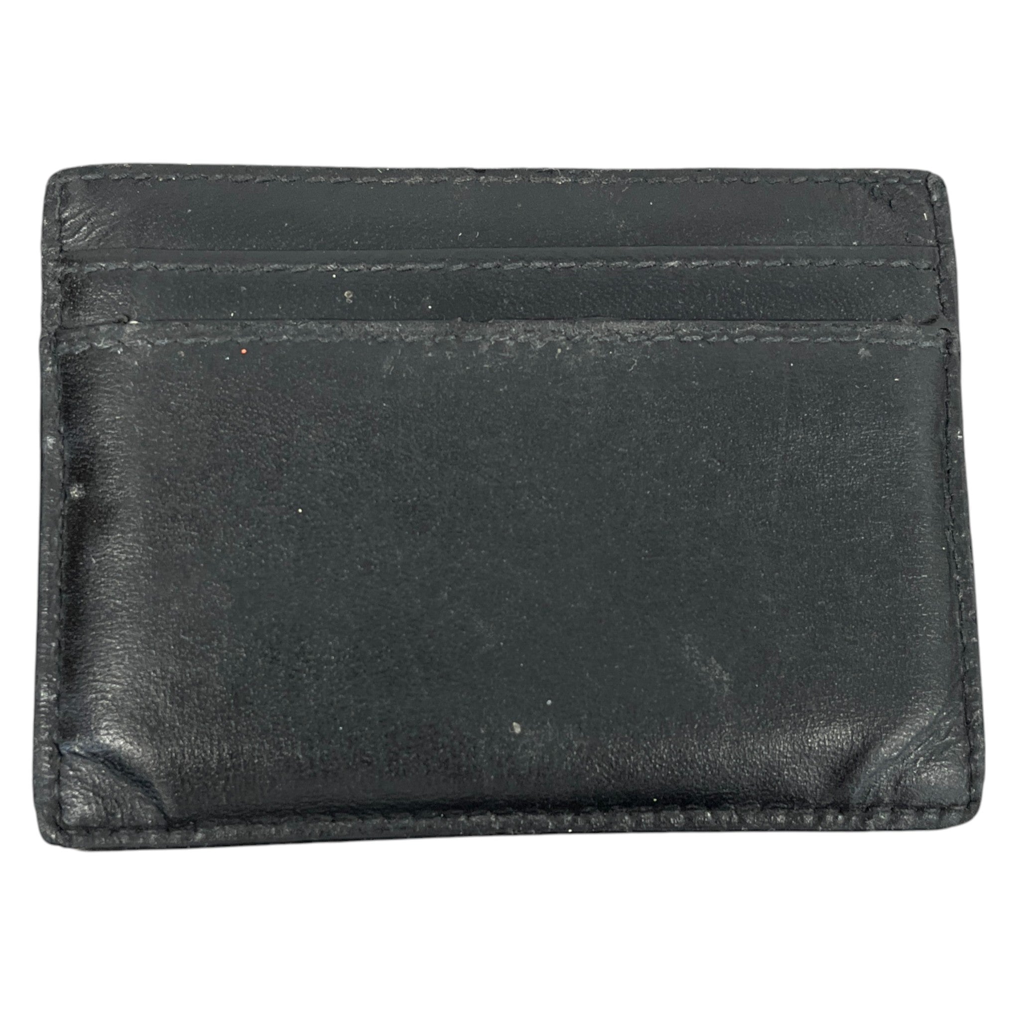 Men's Logo-Appliquéd Card Holder Black