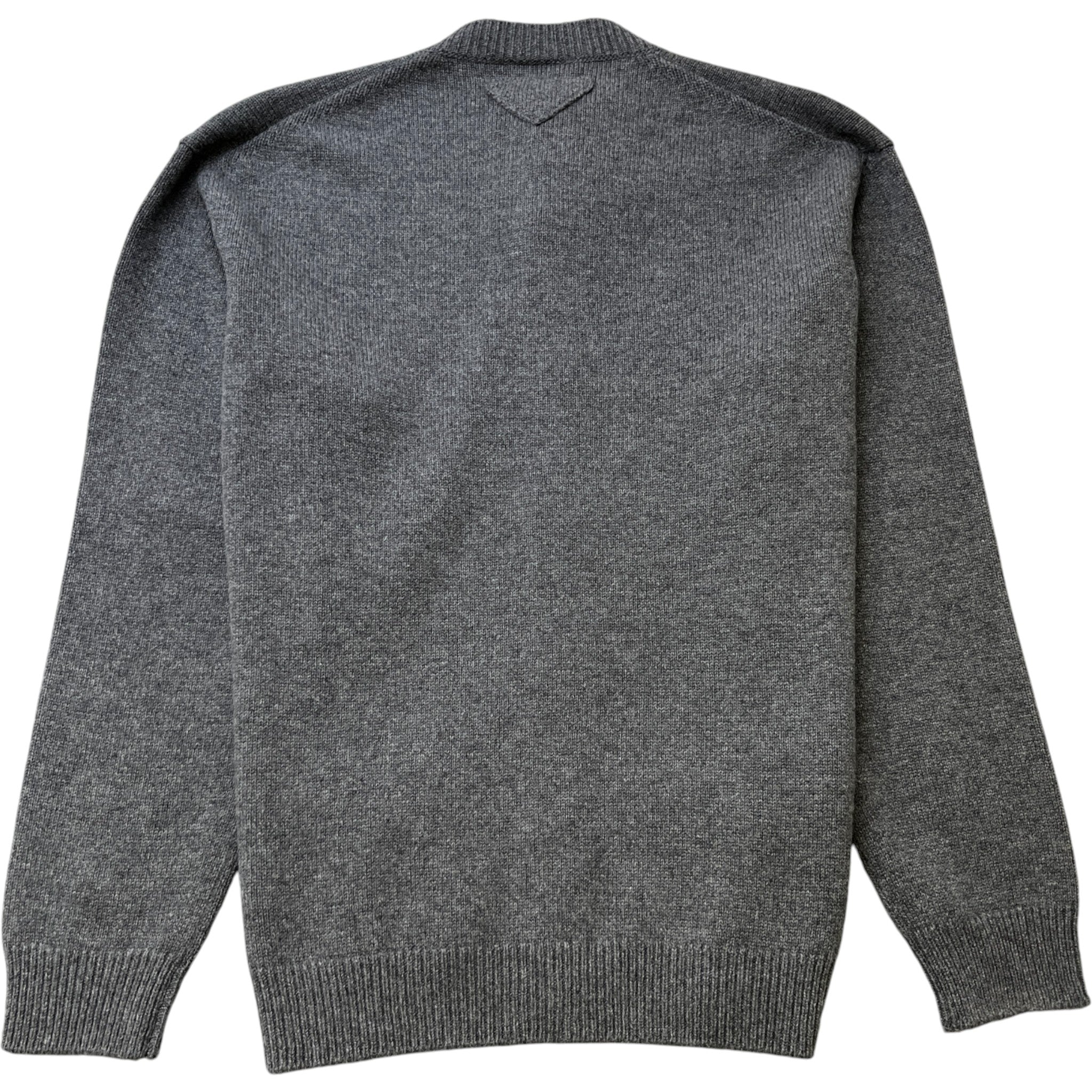 Men's Cashmere Knit Cardigan Grey Size IT 50 / UK L