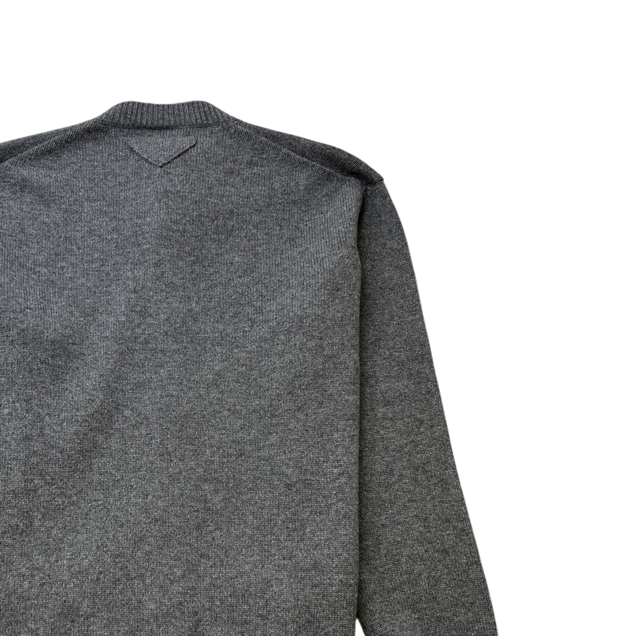 Men's Cashmere Knit Cardigan Grey Size IT 50 / UK L