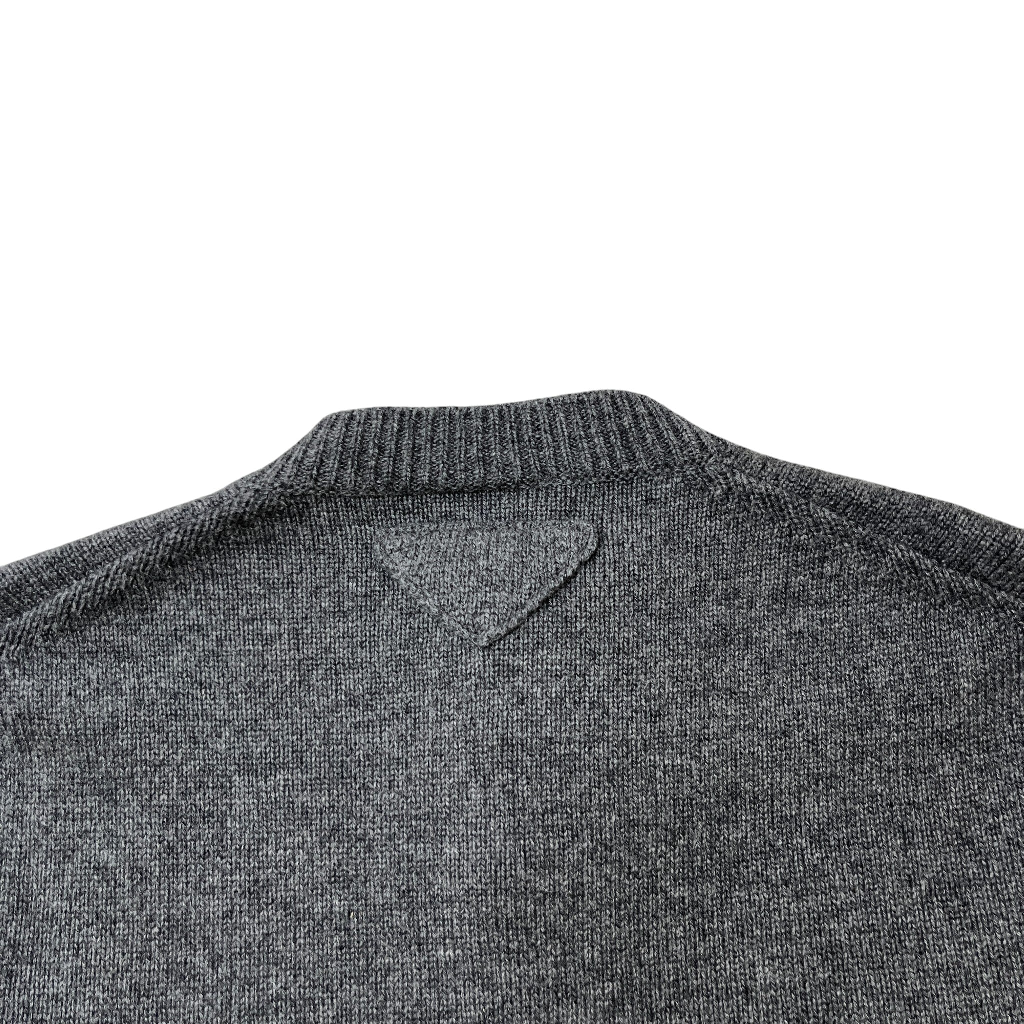 Men's Cashmere Knit Cardigan Grey Size IT 50 / UK L