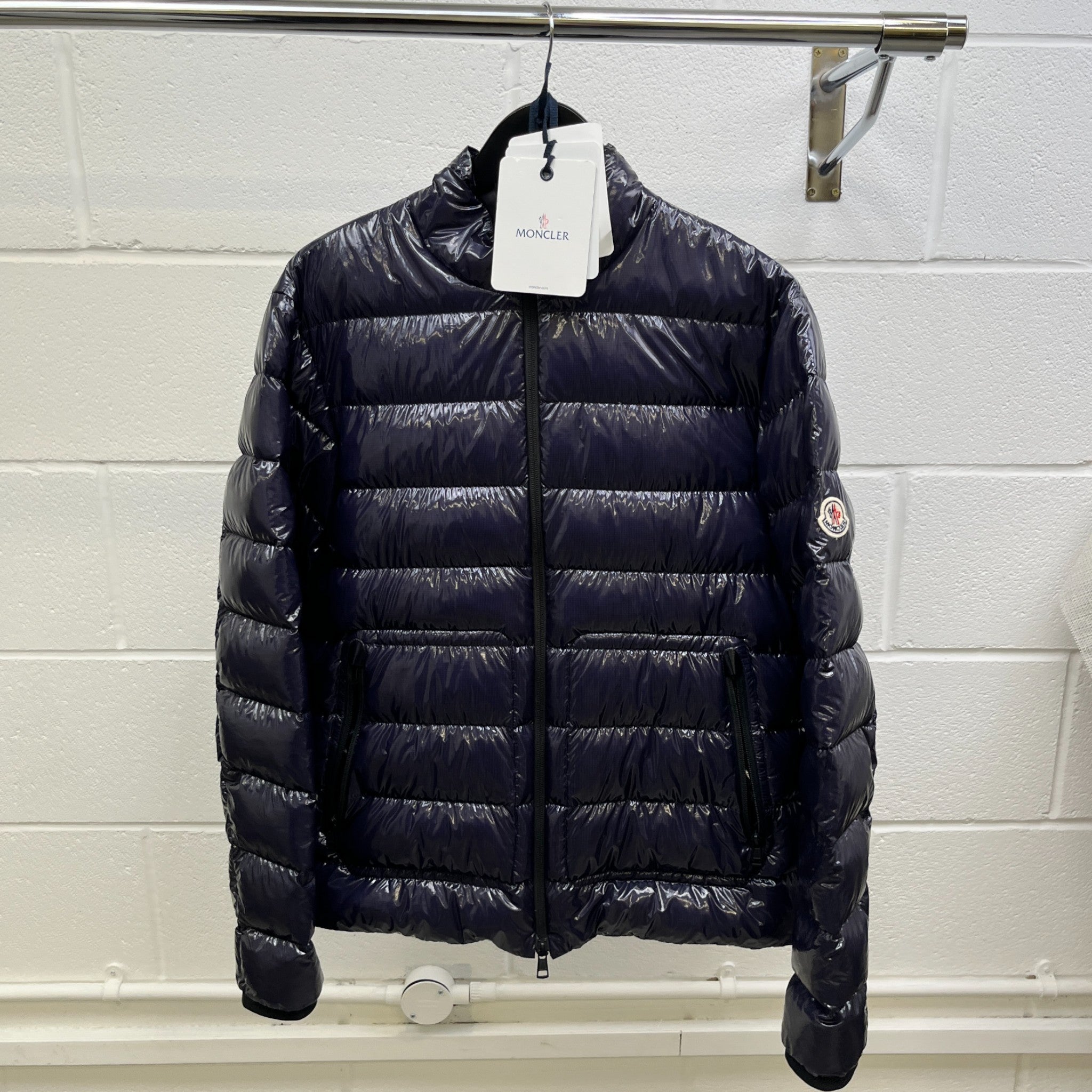 Men's Agar Down Jacket Navy Size 3 / L