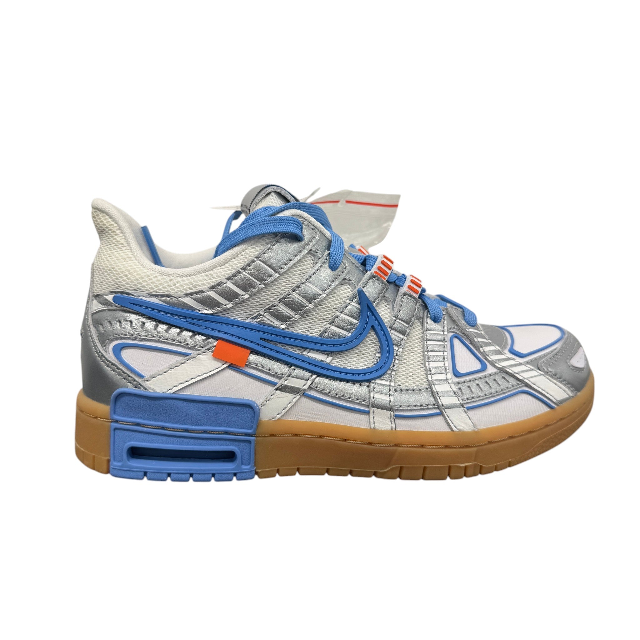 Women's X Nike Rubber Dunk Unc Low Trainers Silver Size EU 38 / UK 5