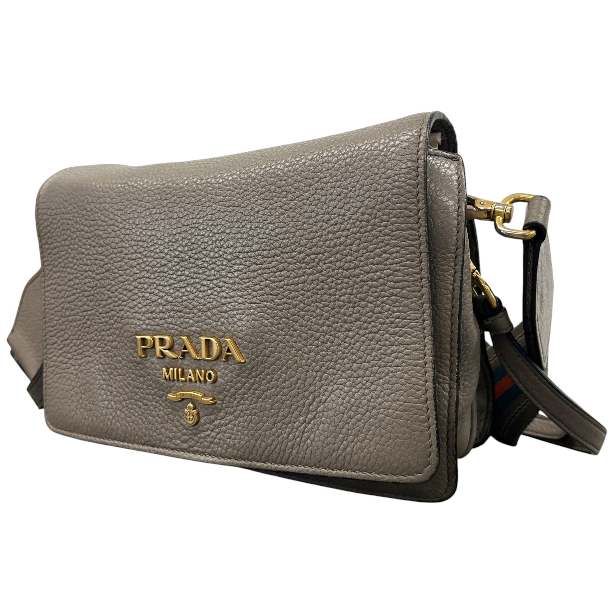 Women's Vitello Daino Handbag Grey