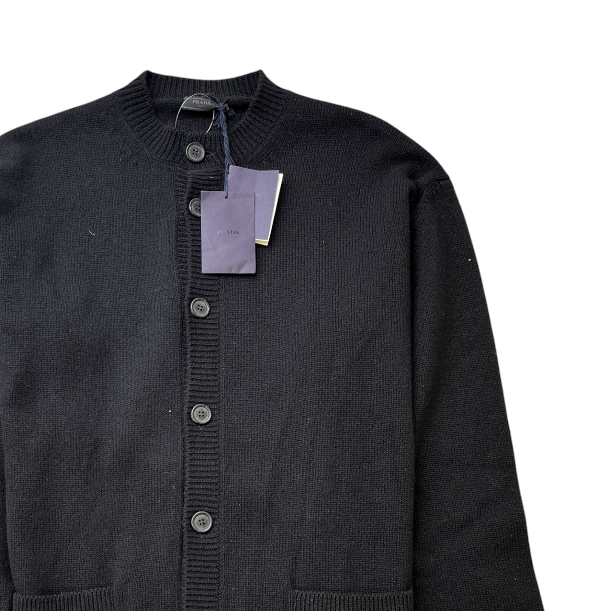 Men's Cashmere Knit Cardigan Black Size IT 50 / UK L