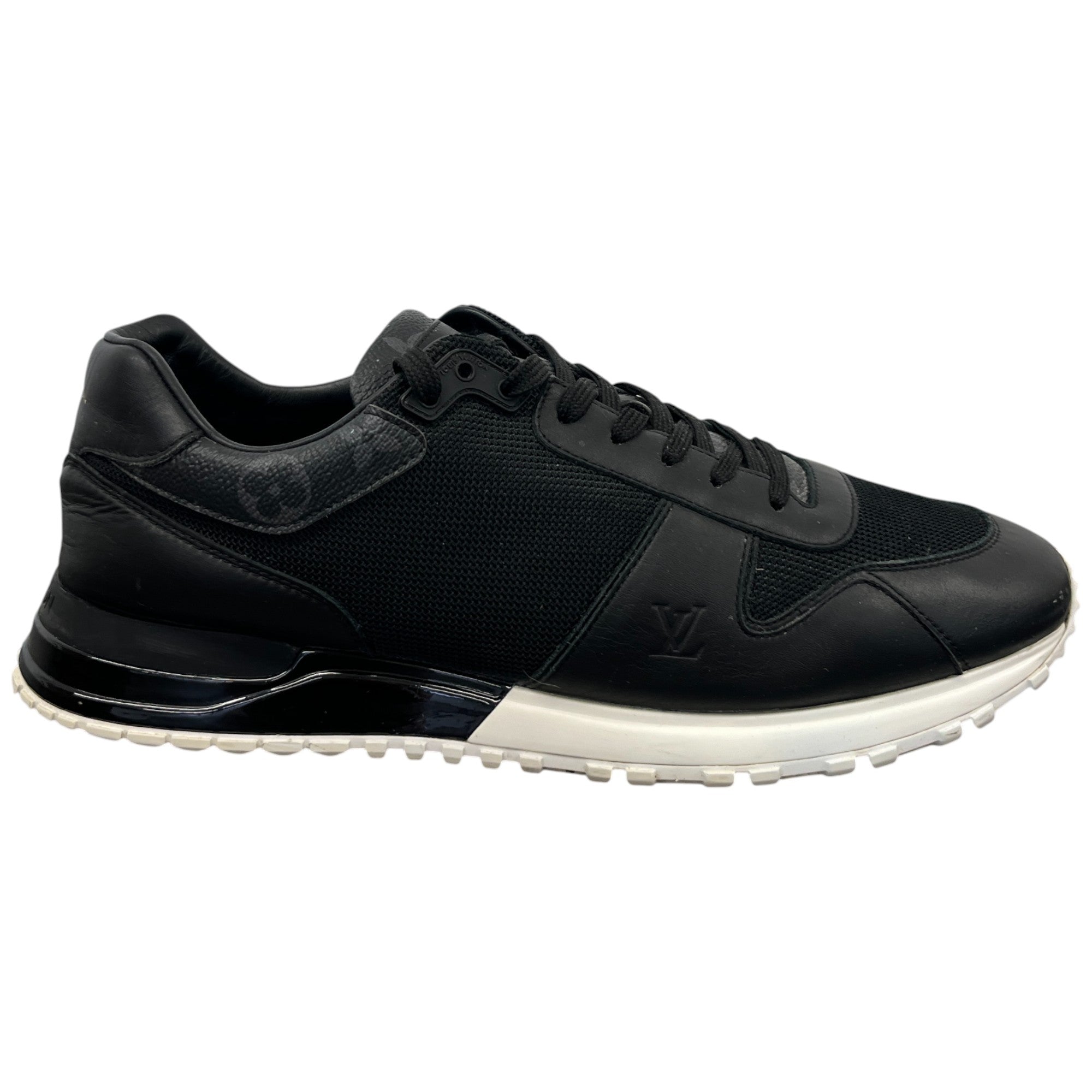 Men's Run Away Monogram Low Trainers Black Size EU 43.5 / UK 9.5