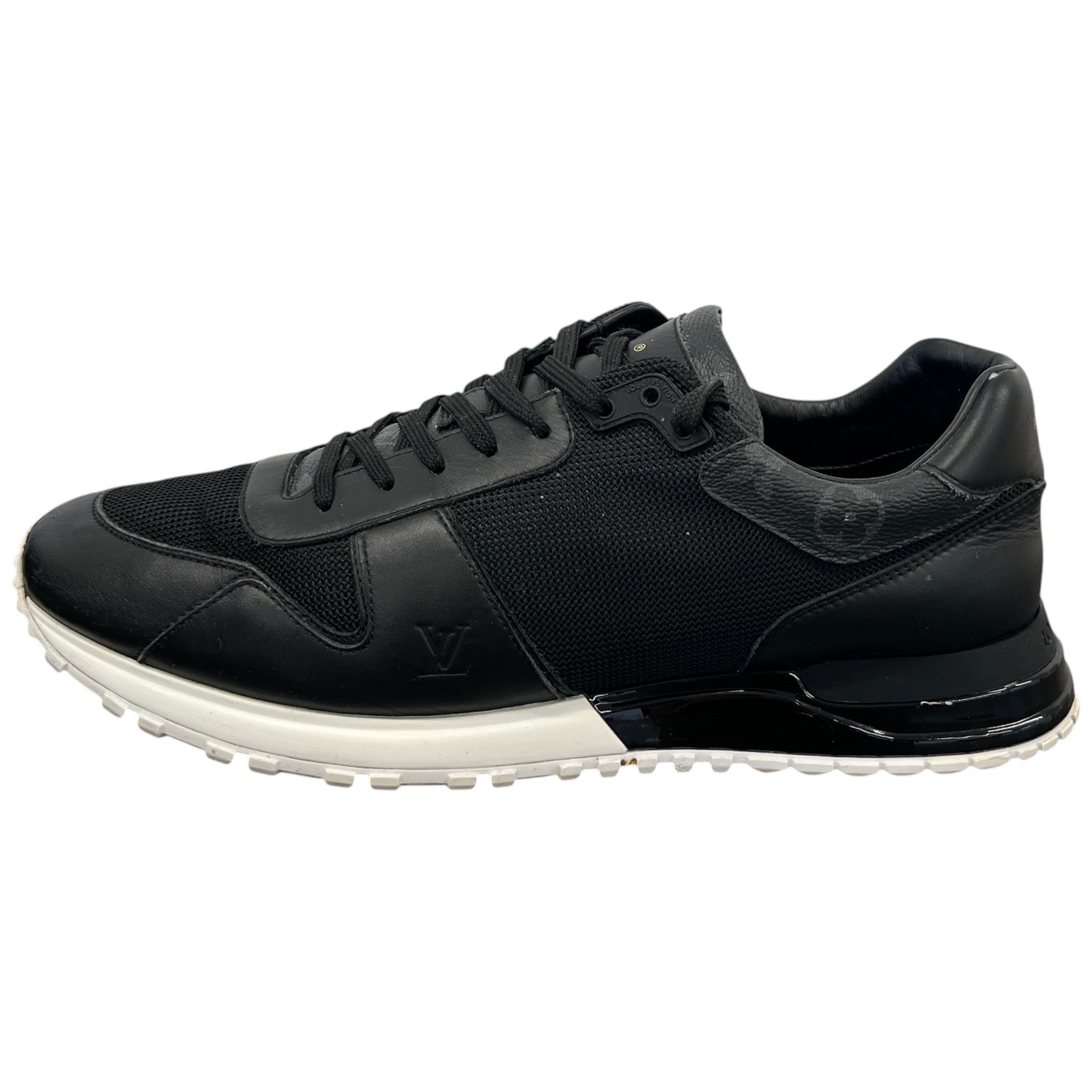 Men's Run Away Monogram Low Trainers Black Size EU 43.5 / UK 9.5