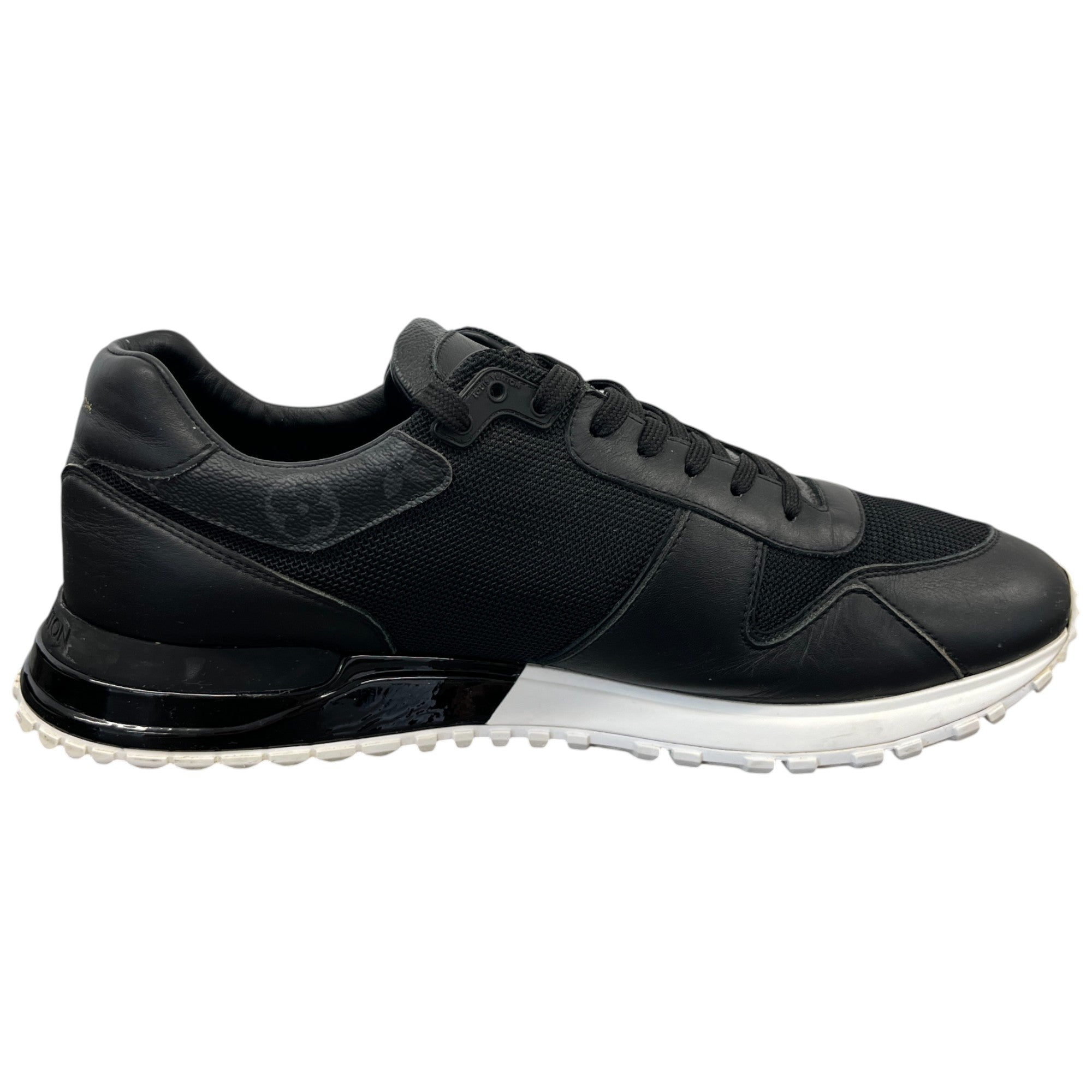 Men's Run Away Monogram Low Trainers Black Size EU 43.5 / UK 9.5