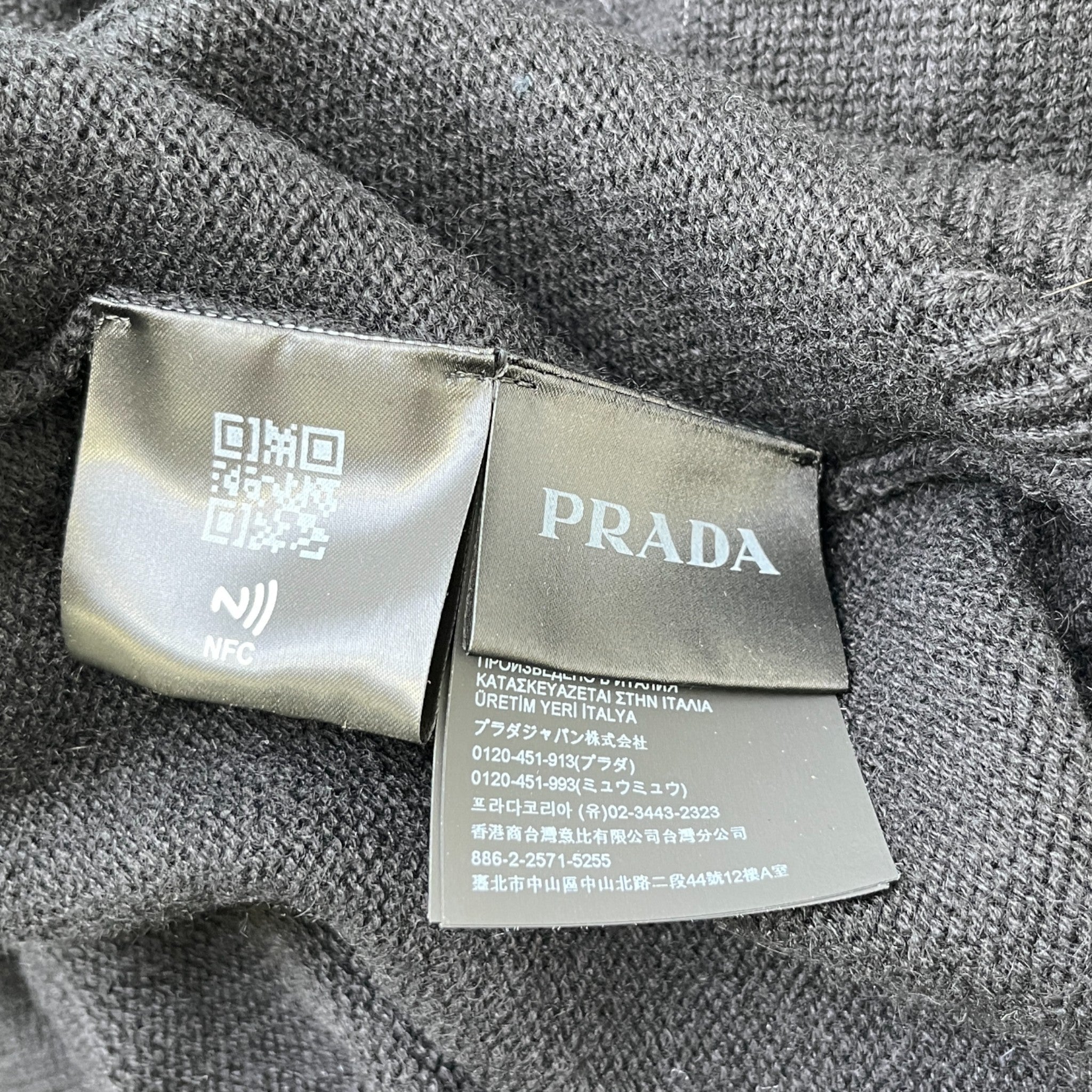 Men's Cashmere Knit Cardigan Black Size IT 50 / UK L