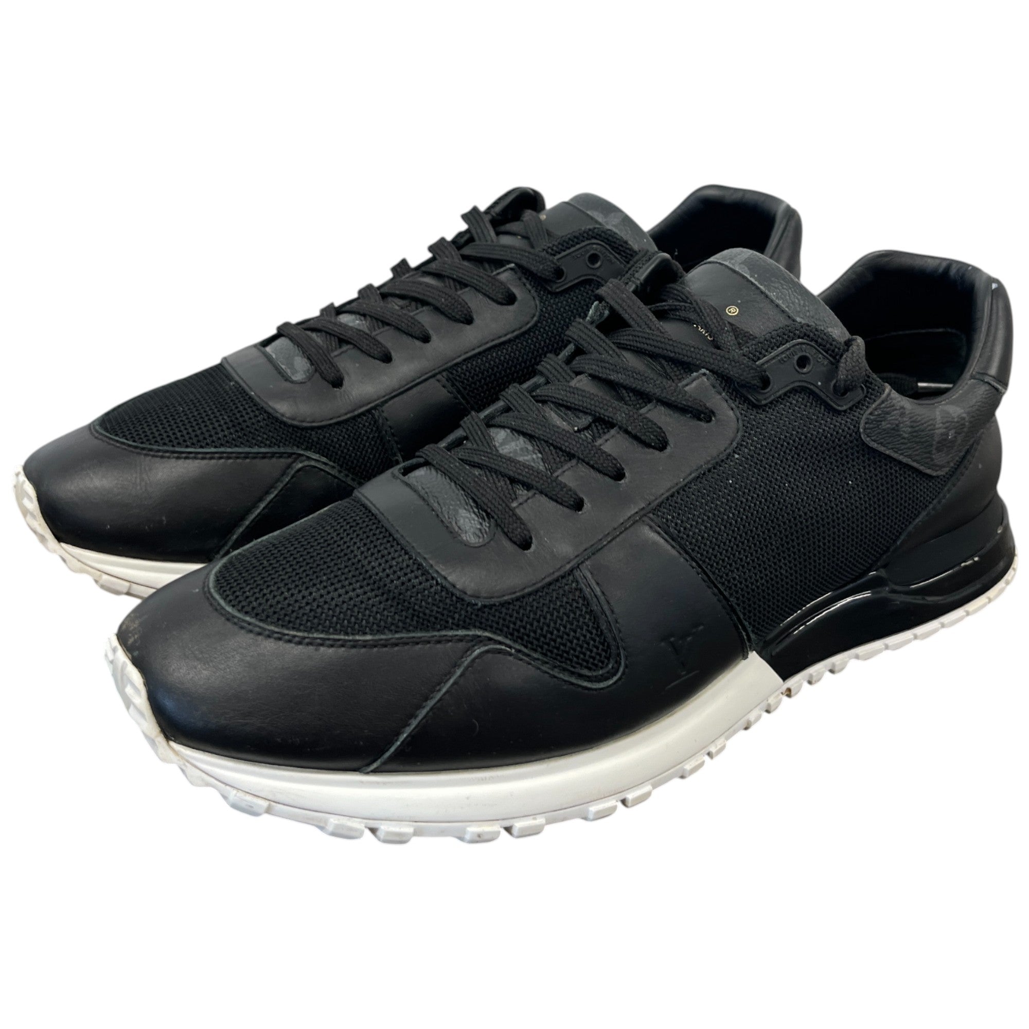 Men's Run Away Monogram Low Trainers Black Size EU 43.5 / UK 9.5