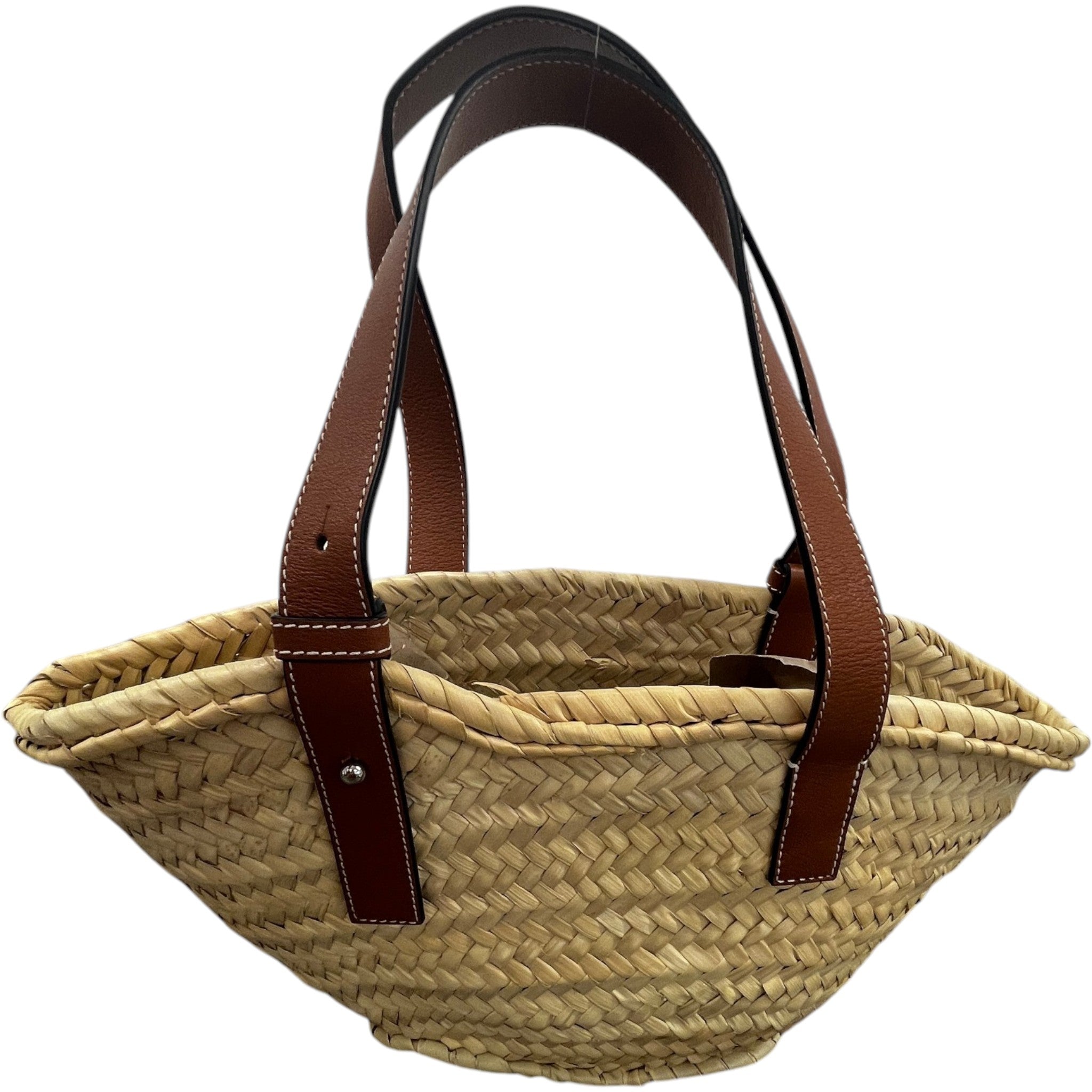Women's Raffia Basket Handbag Beige