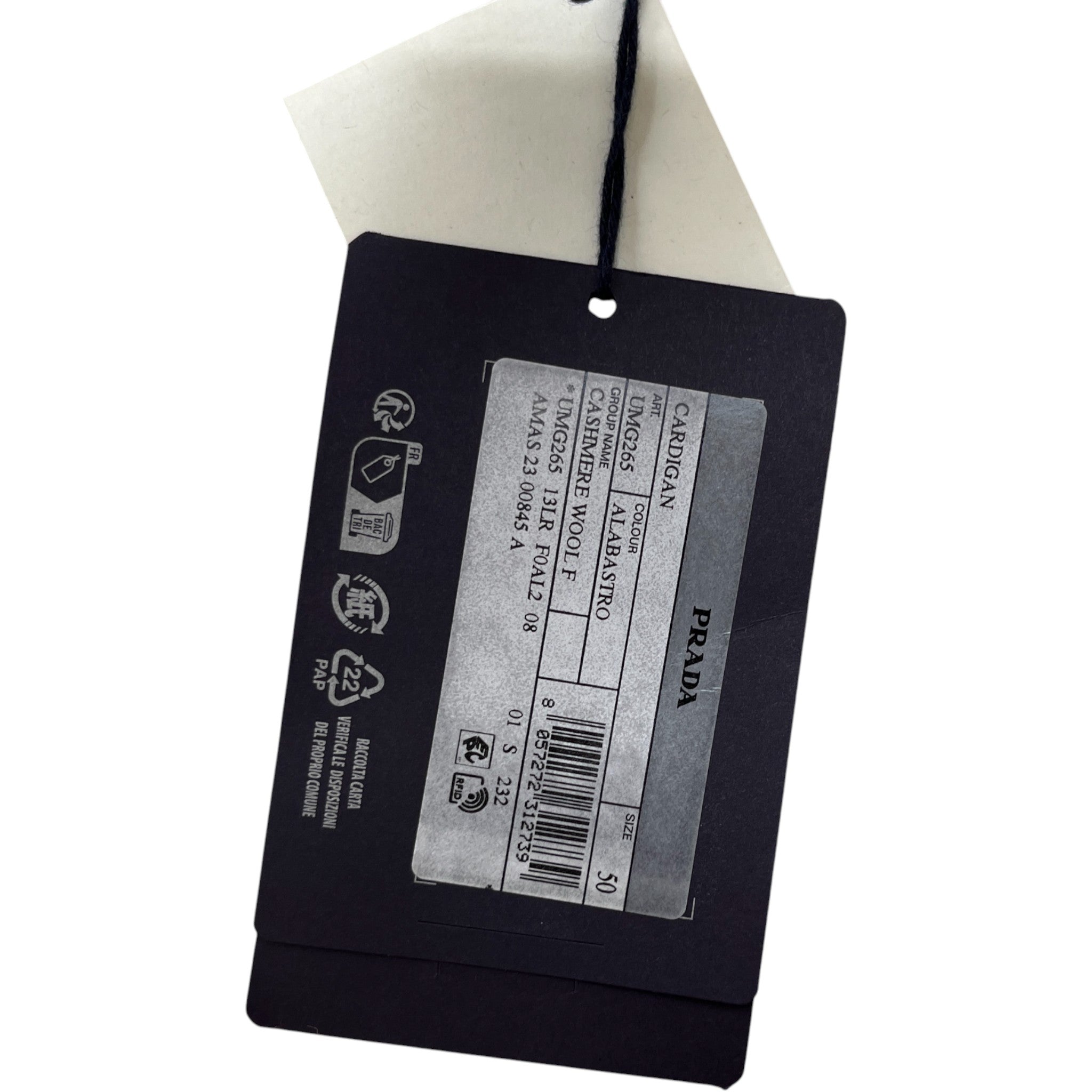 Men's Knit Triangle Logo Cardigan Pink Size IT 50 / UK L