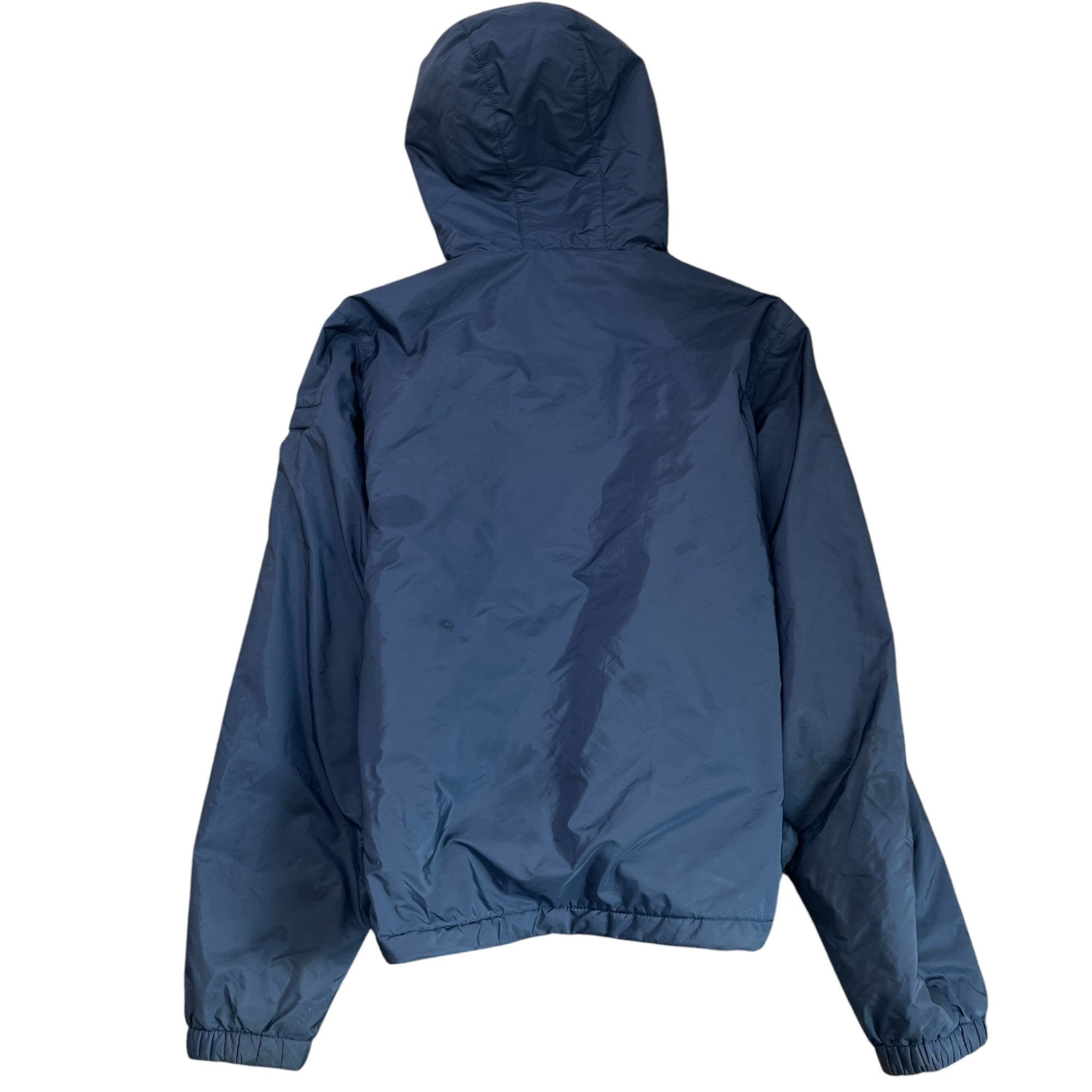 Men's Plaque Logo Jacket Navy Size M