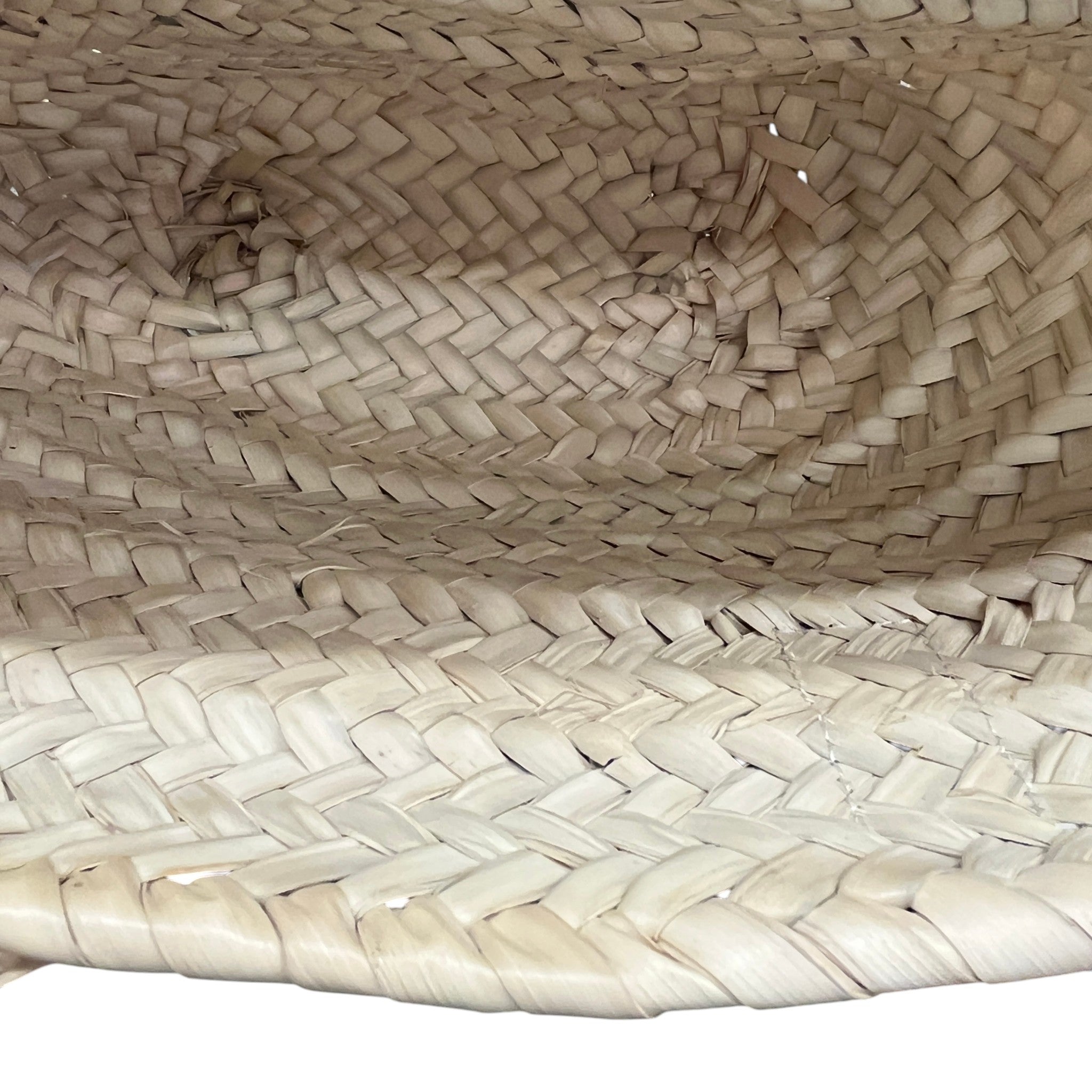 Women's Raffia Basket Handbag Beige