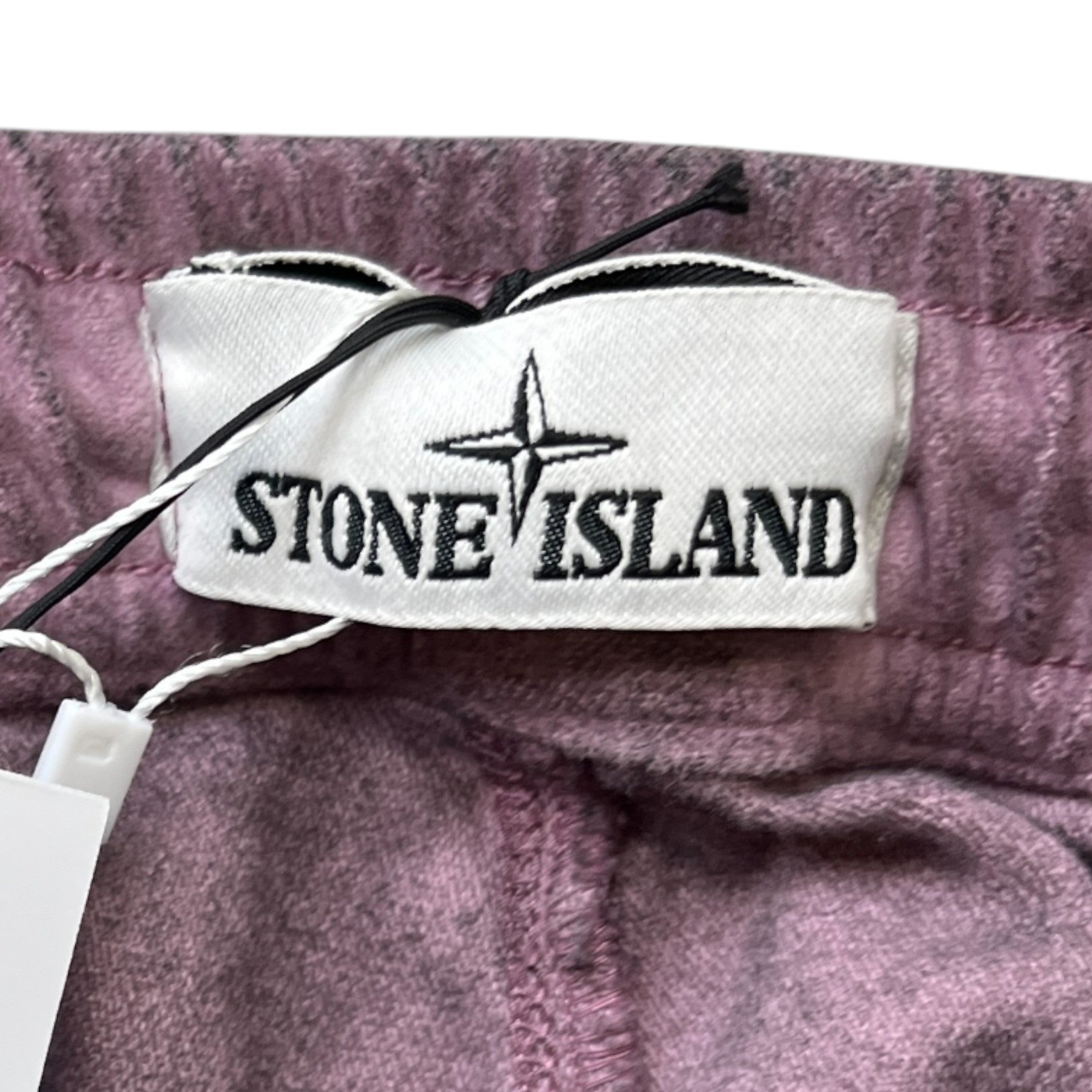 Men's Ghillie Laser Camo Shorts Purple Size Waist 32"