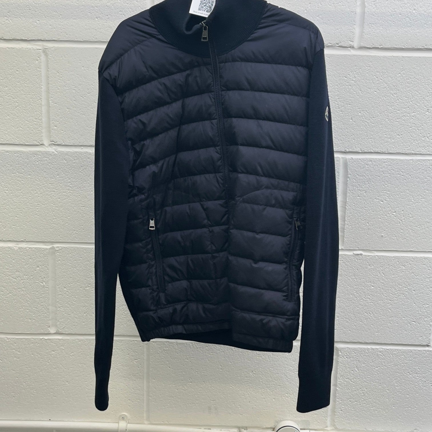 Men's Maglione Tricot Jacket Navy Size M
