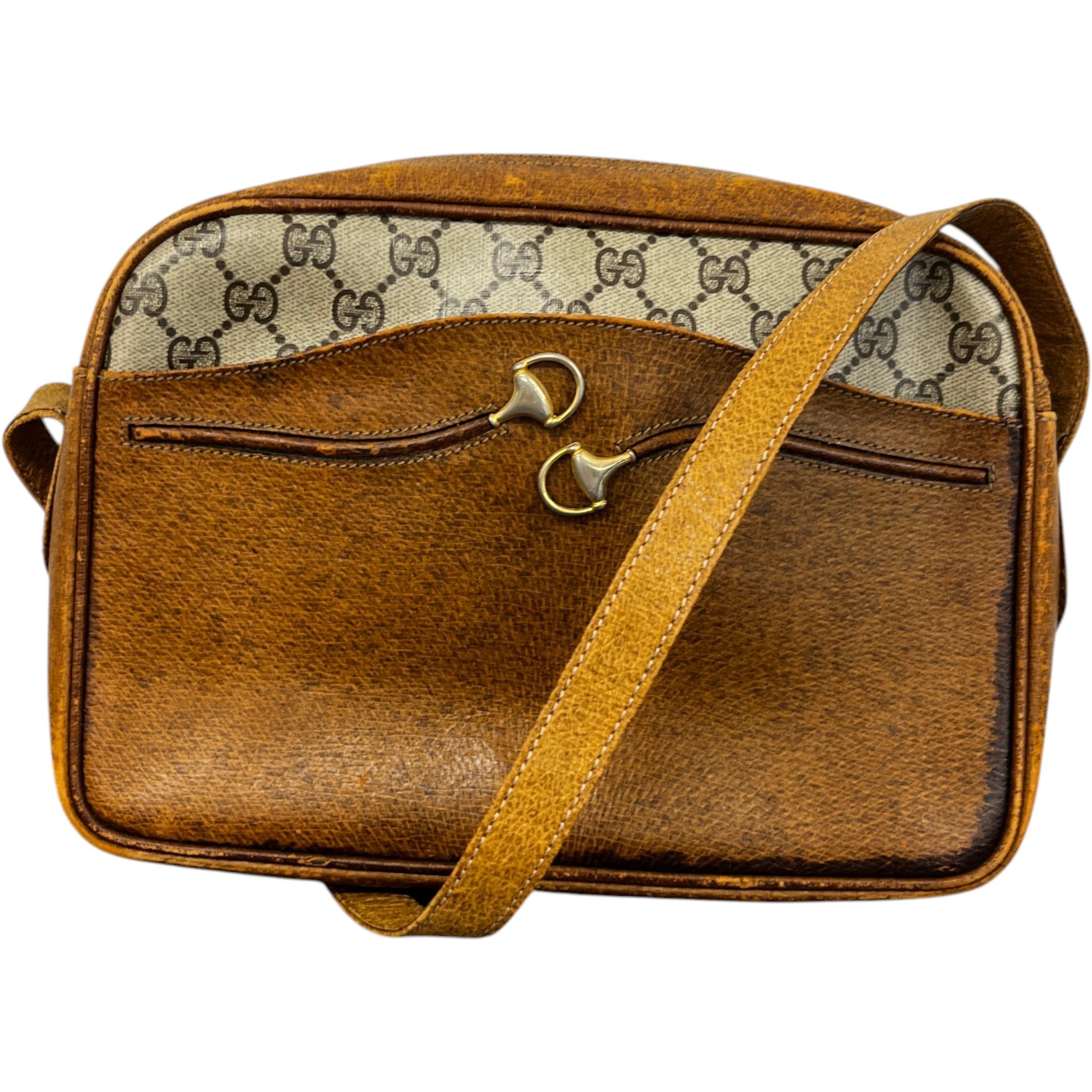 Women's Vintage Monogram Canvas Bag Beige
