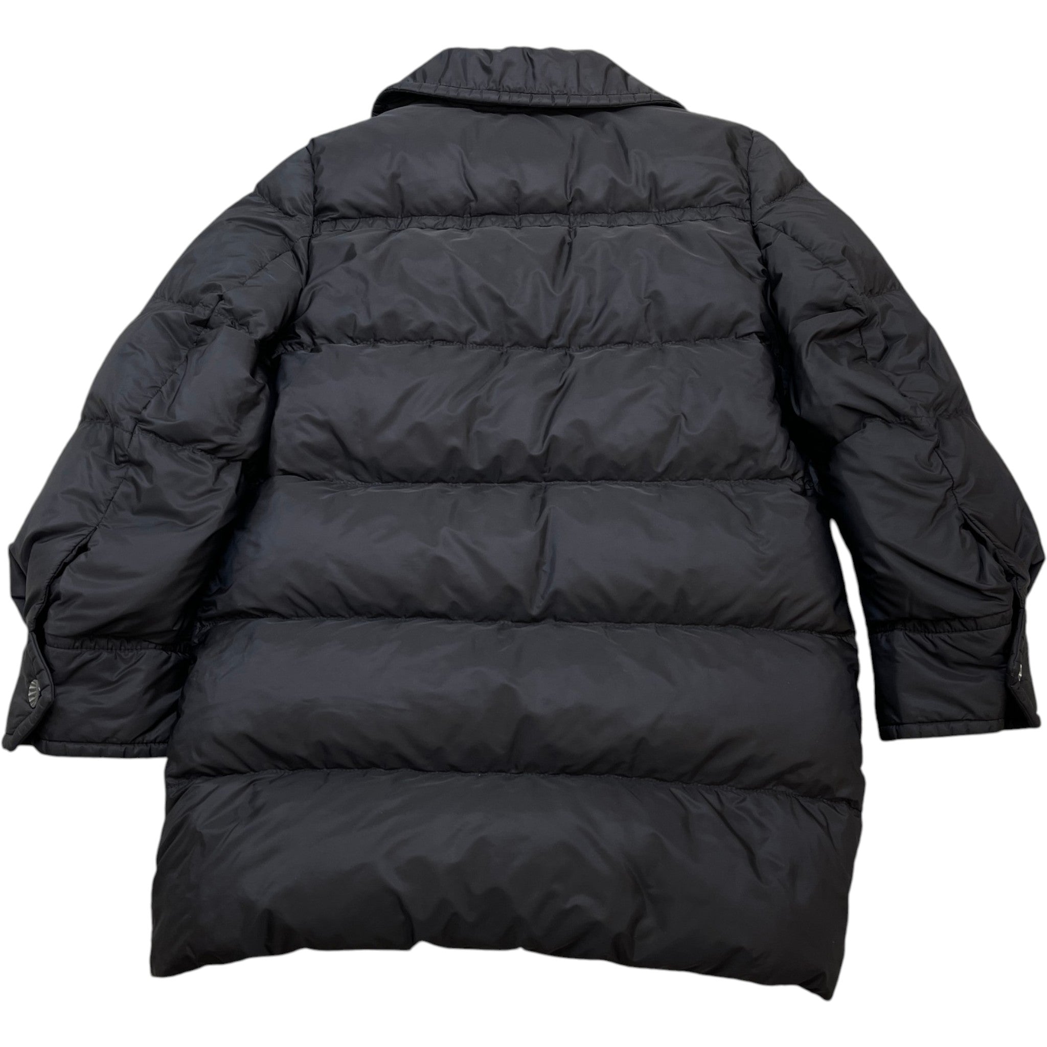 Women's Re-Nylon Tab Logo Puffer Down Jacket Black Size IT 38 / UK 6