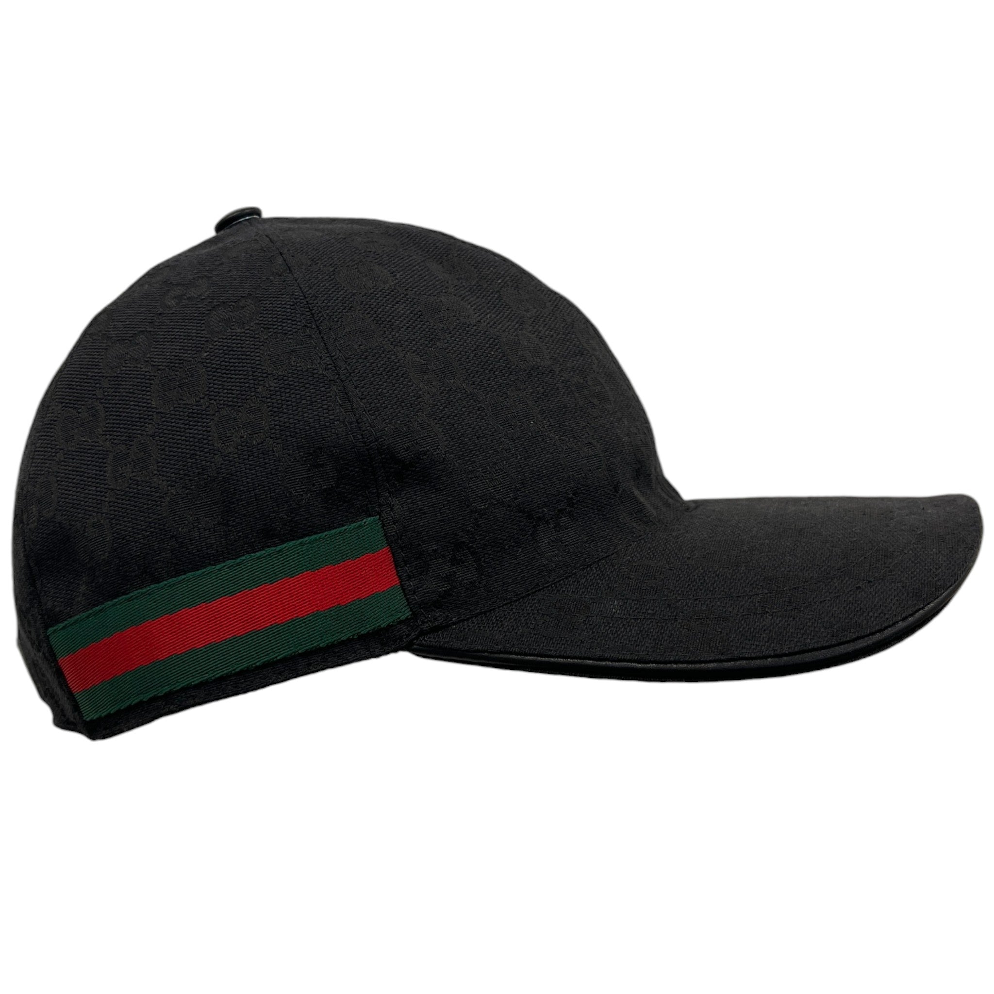 Men's Gg Supreme Web Cap Black