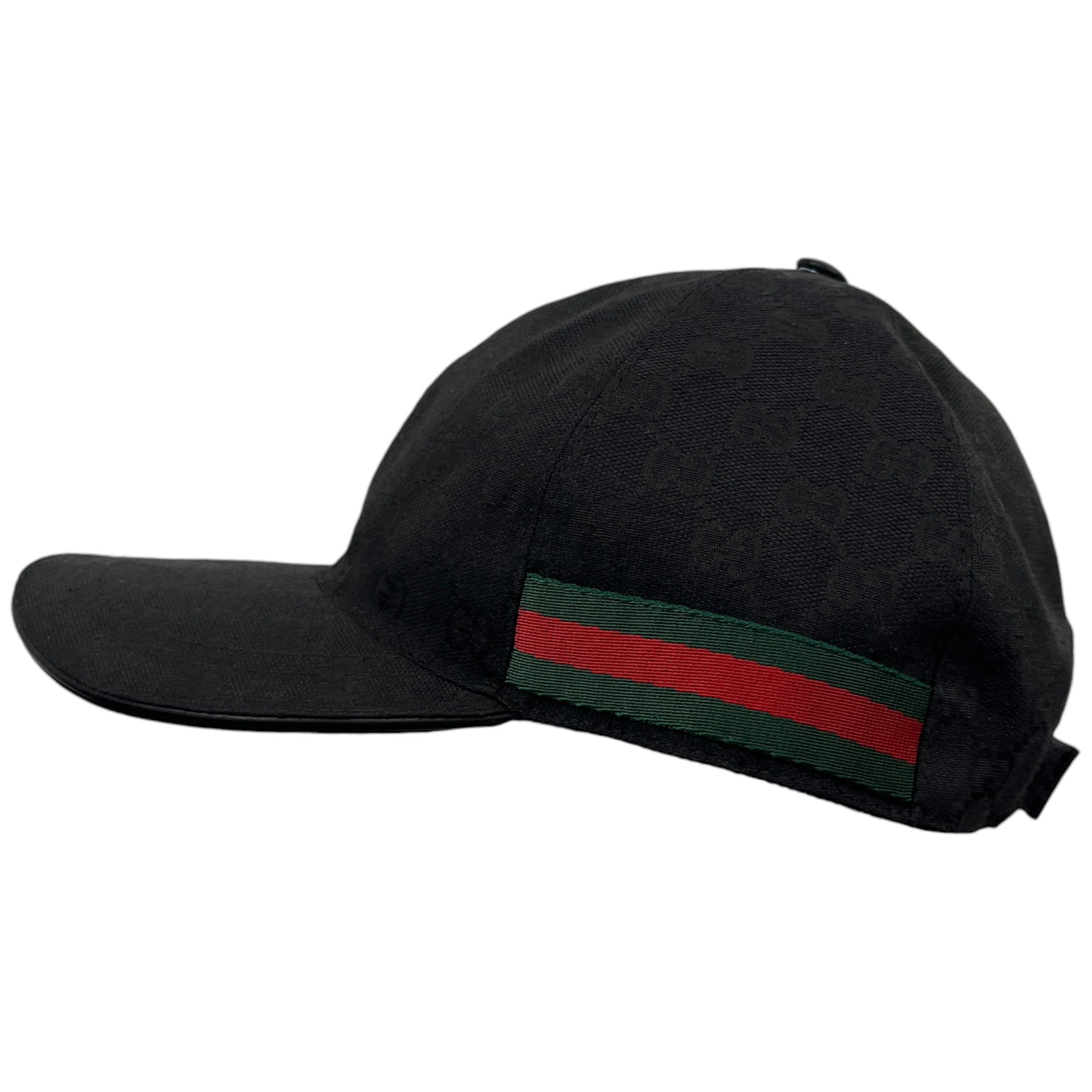 Men's Gg Supreme Web Cap Black