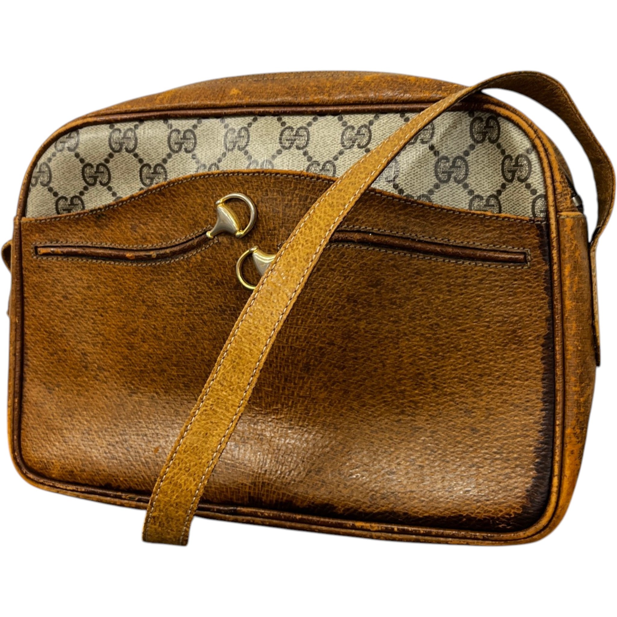 Women's Vintage Monogram Canvas Bag Beige