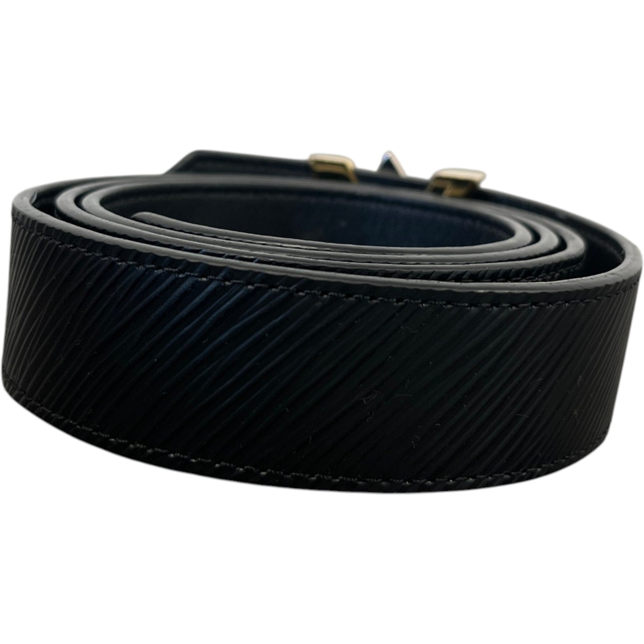 Women's Epi Twist Belt Black Size 90CM / UK 12