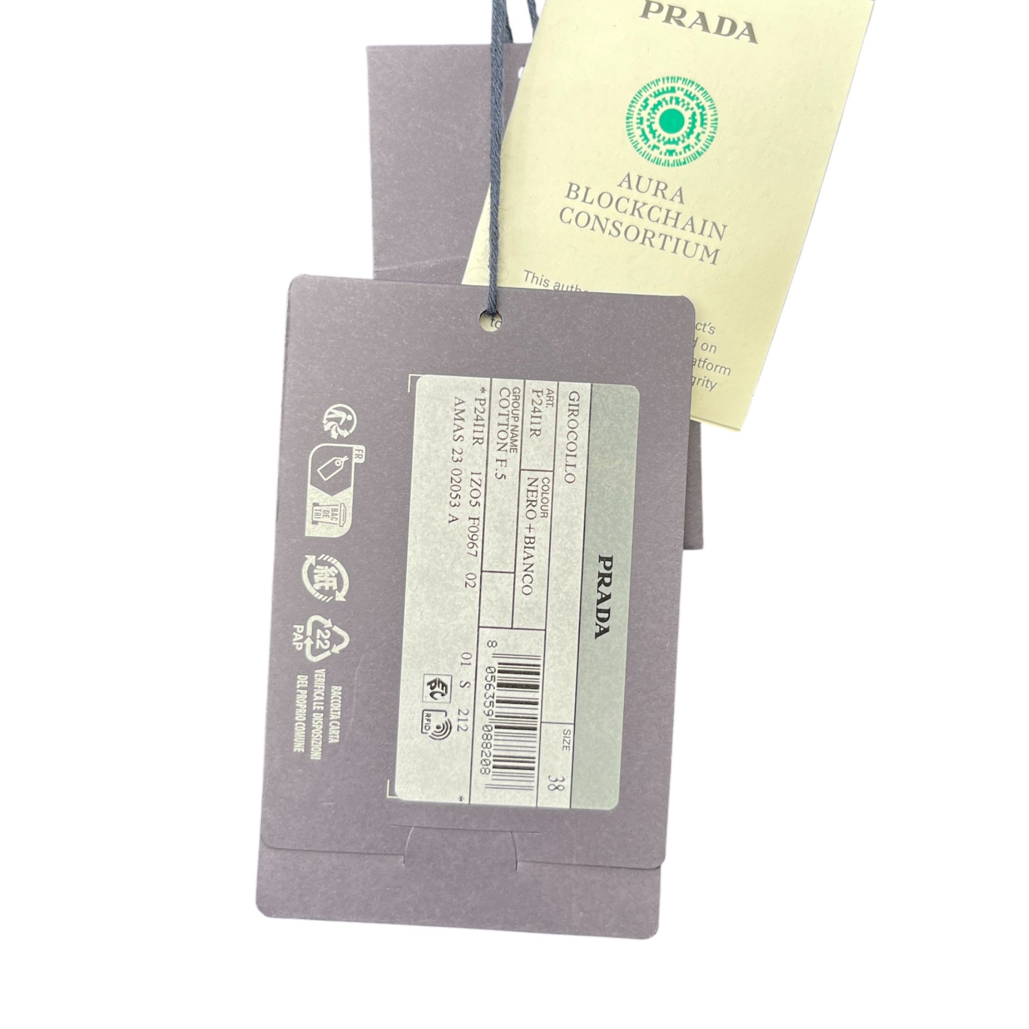 Women's Cotton Crew-Neck Logo Top Black Size XS