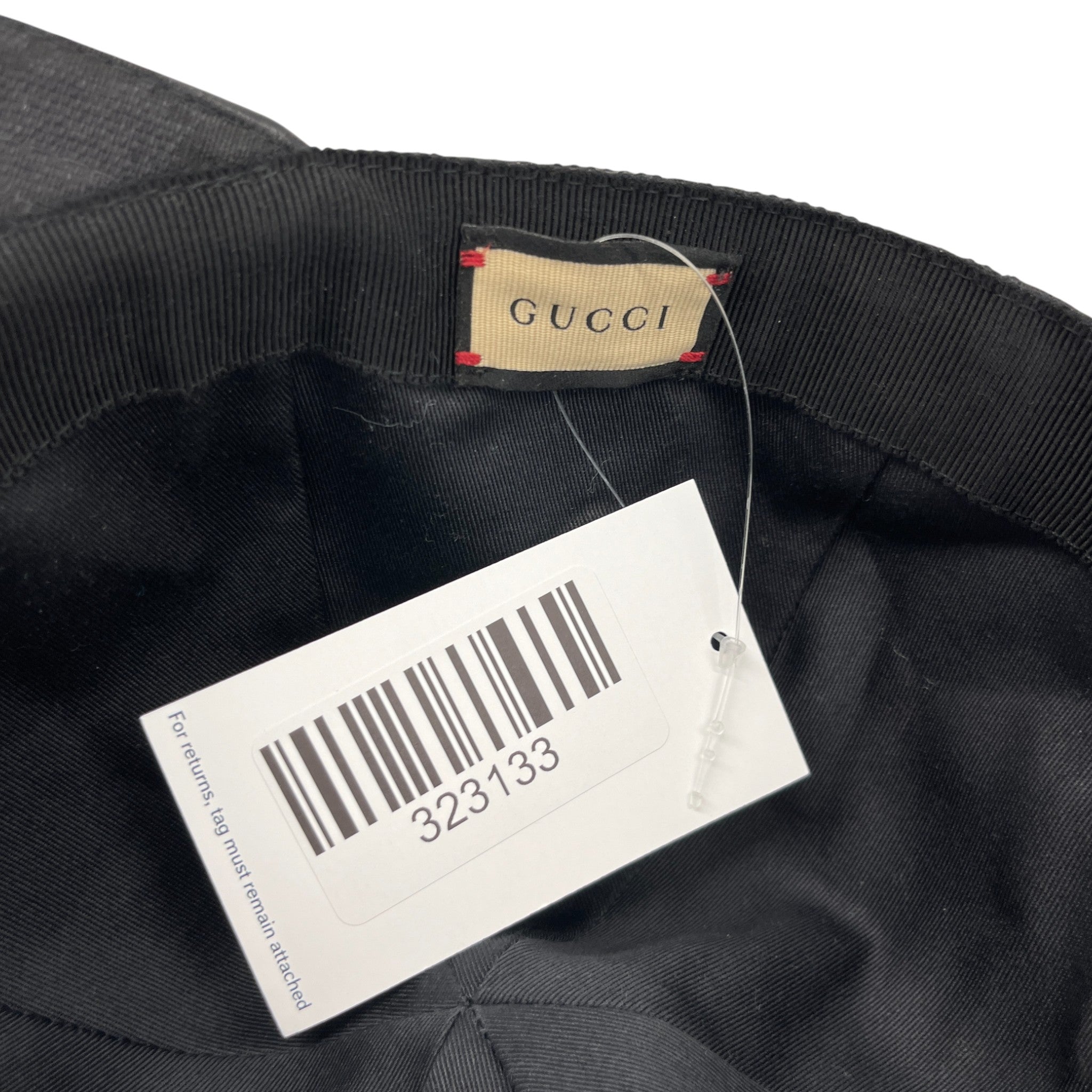 Men's Gg Supreme Web Cap Black